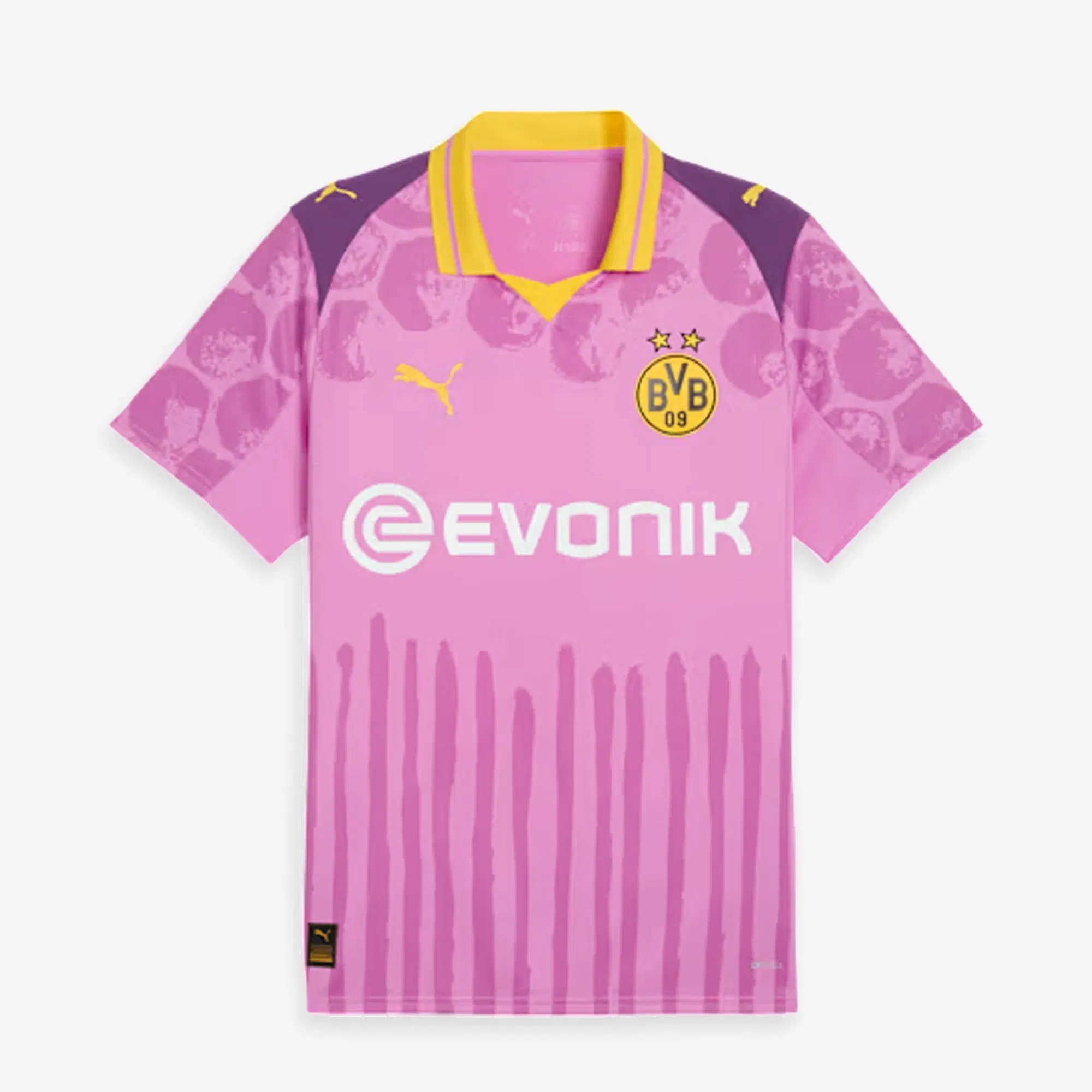 PUMA KIDSUPER x BORUSSIA DORTMUND JERSEY { MAUVE POP-FASTER YELLOW