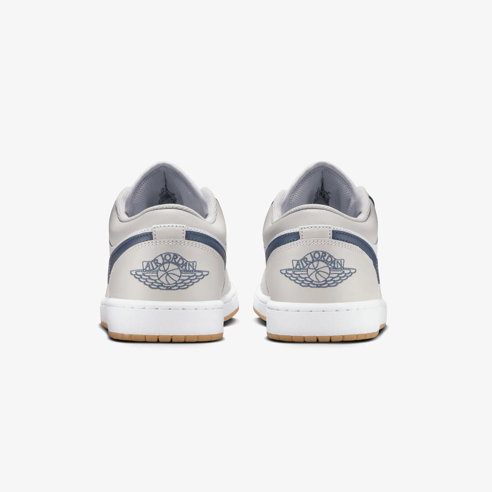 JORDAN AIR JORDAN 1 LOW { WHITE/MIDNIGHT NAVY-NEUTRAL GREY