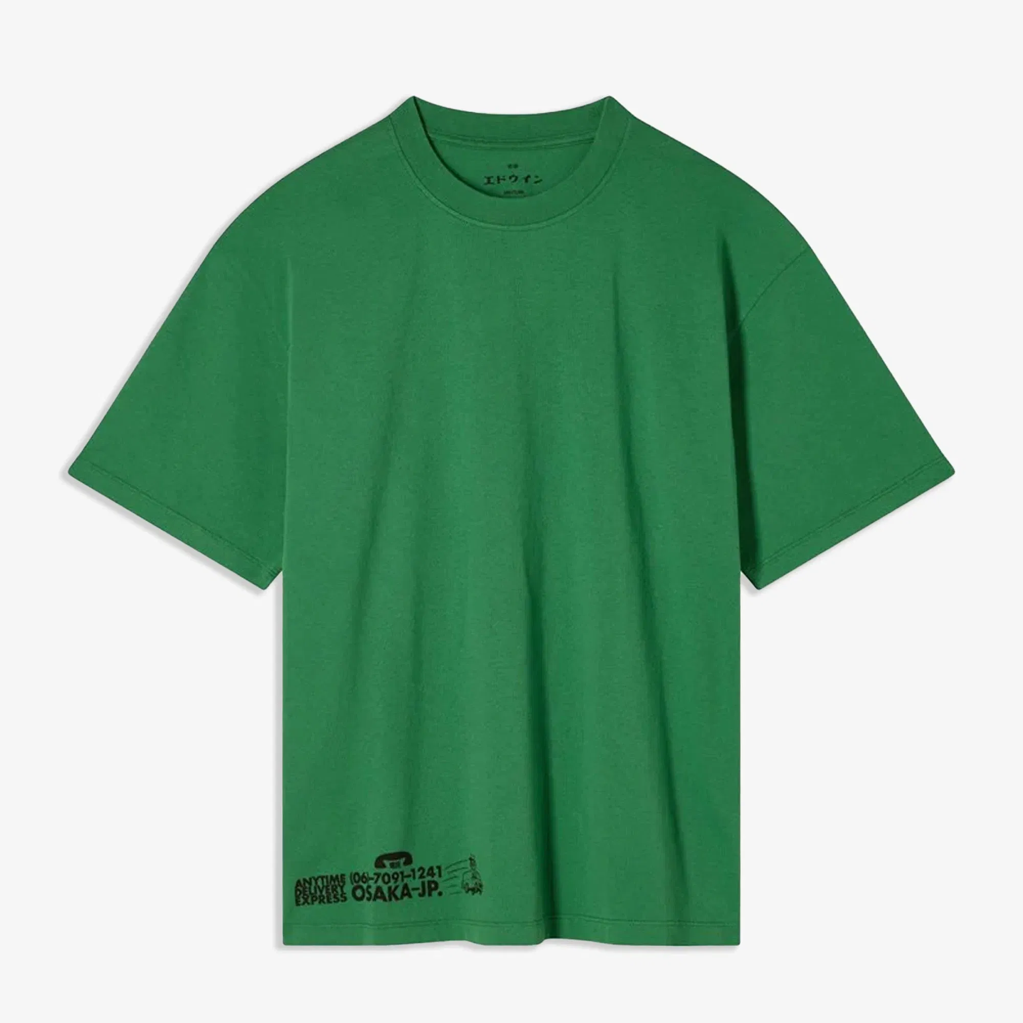 EDWIN KAIBUTSU IZAKAYA T-SHIRT { GREEN