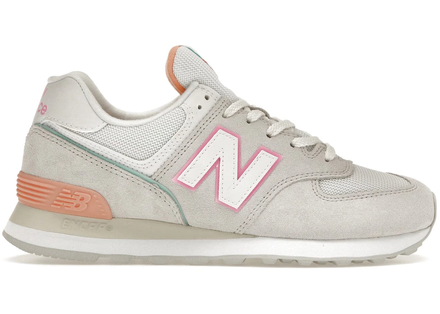 Wmns 574 'Nimbus Cloud Peach Glaze'