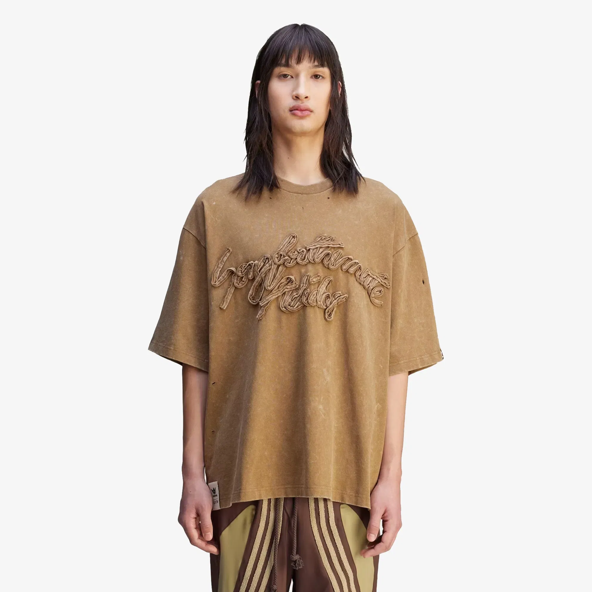 ADIDAS ORIGINALS SONG FOR THE MUTE WASHED T-Shirt { EARTH