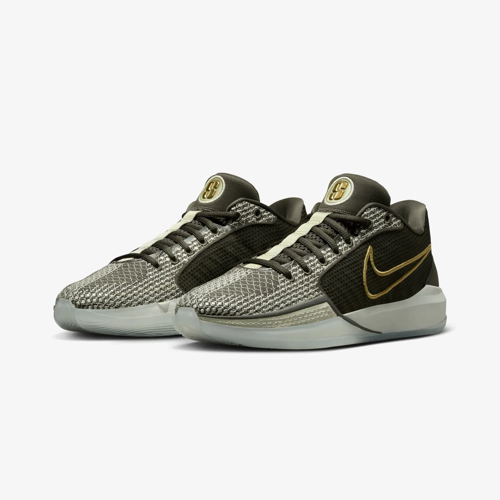 Nike SABRINA 1 "DEDICATION" EP { CARGO KHAKI/METALLIC GOLD-OLIVE AURA