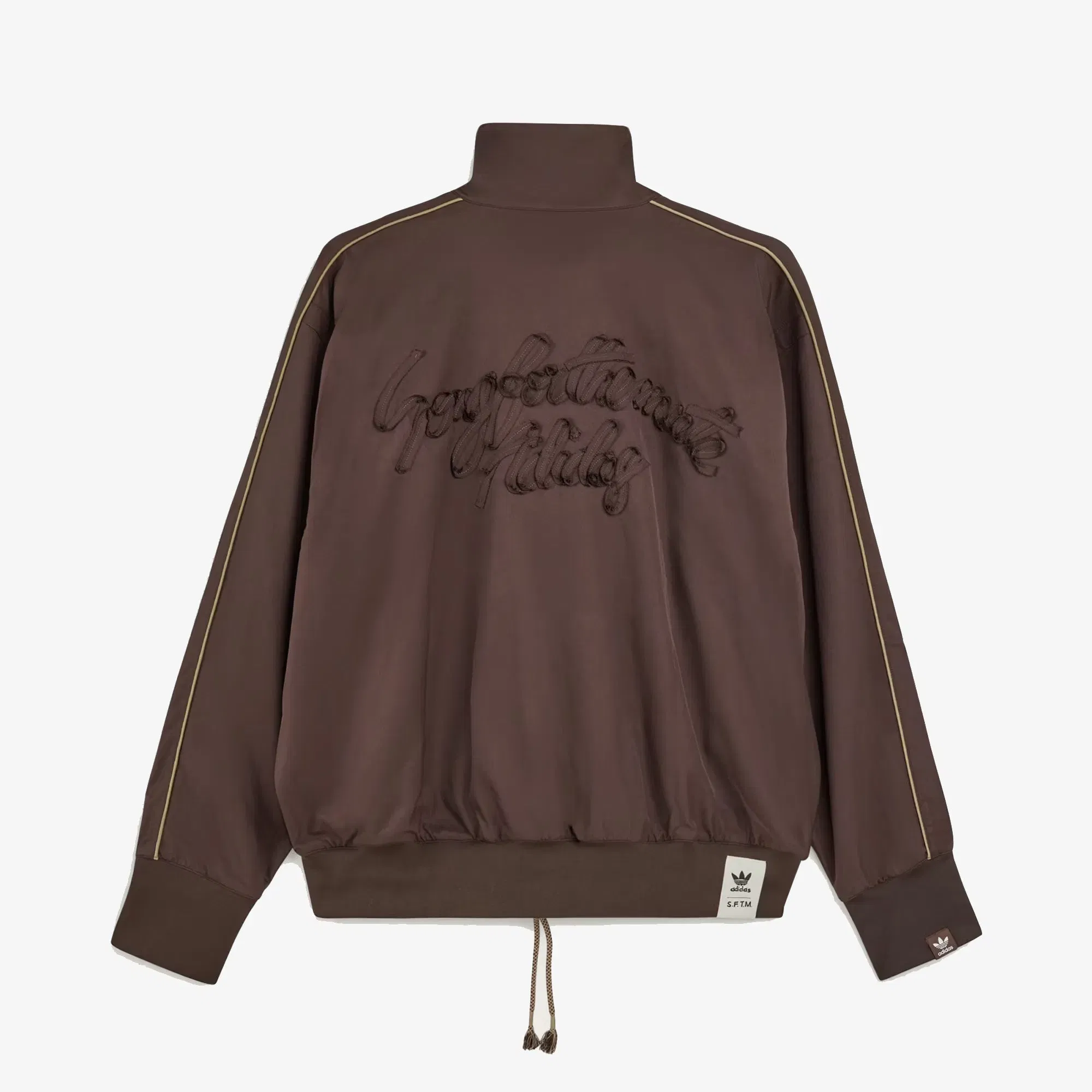 ADIDAS ORIGINALS SONG FOR THE MUTE SPRING WOVEN JACKET { BROWN