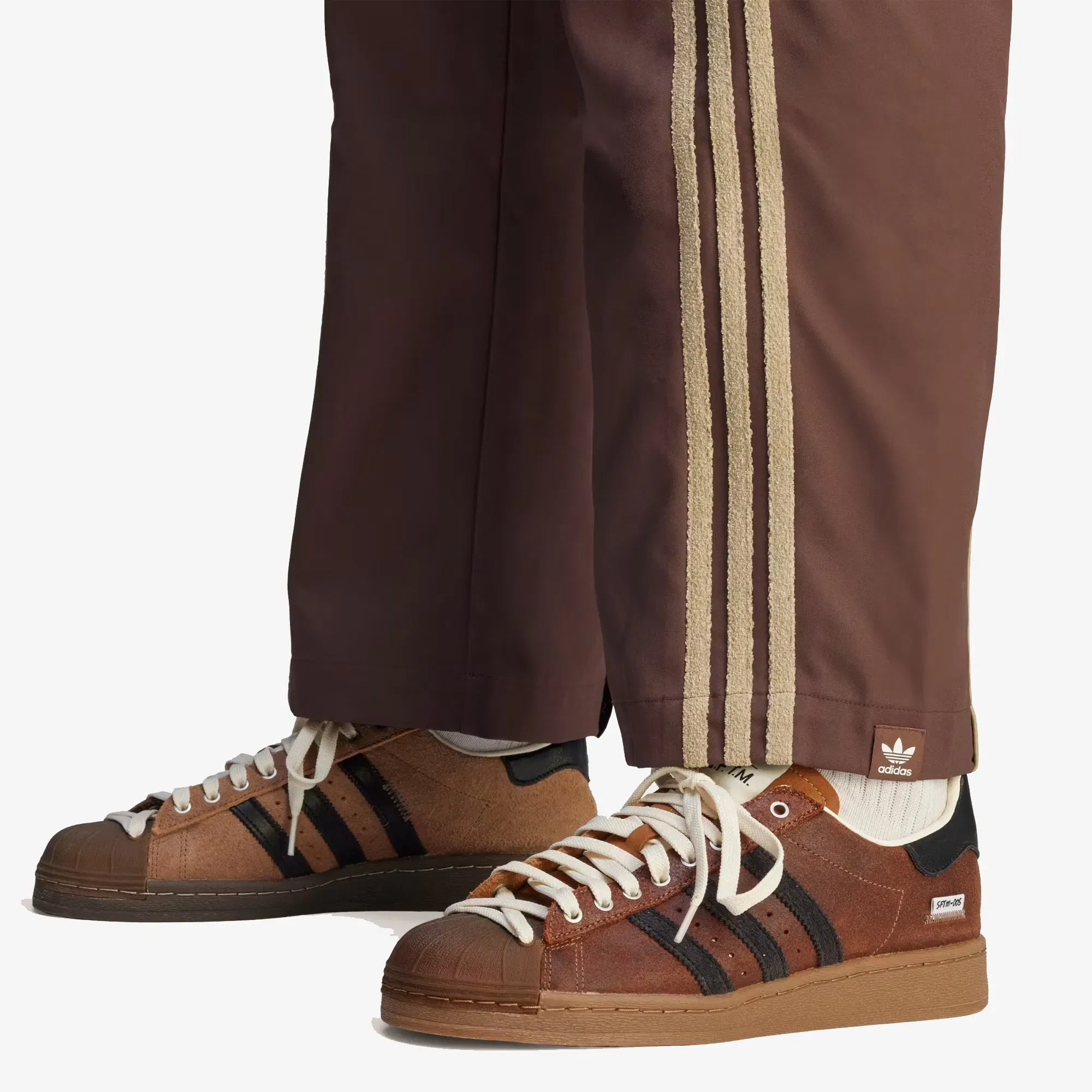 Adidas Originals SONG FOR THE MUTE SPRING WOVEN PANTS { BROWN
