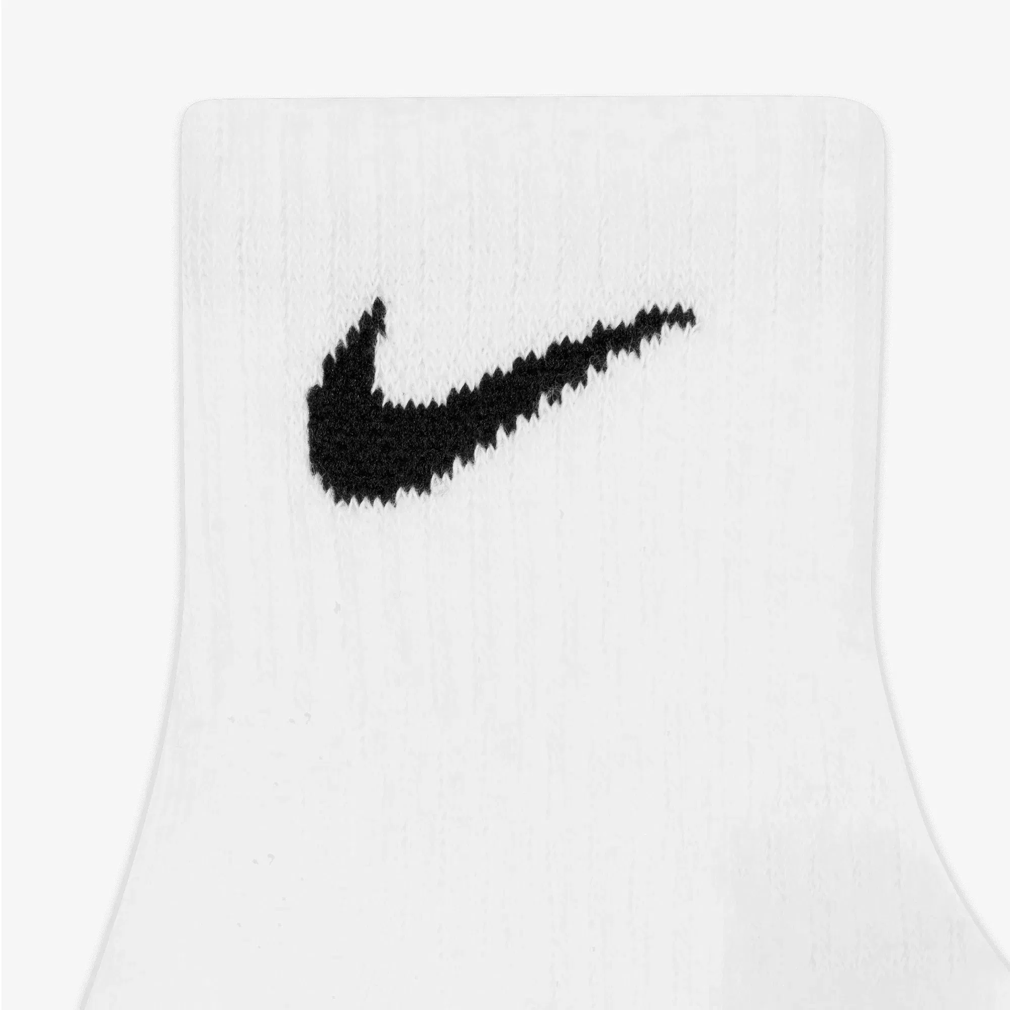 NIKE PERFORMANCE LIGHTWEIGHT TRAINING ANKLE SOCKS (3 PAIRS) { WHITE/BLACK