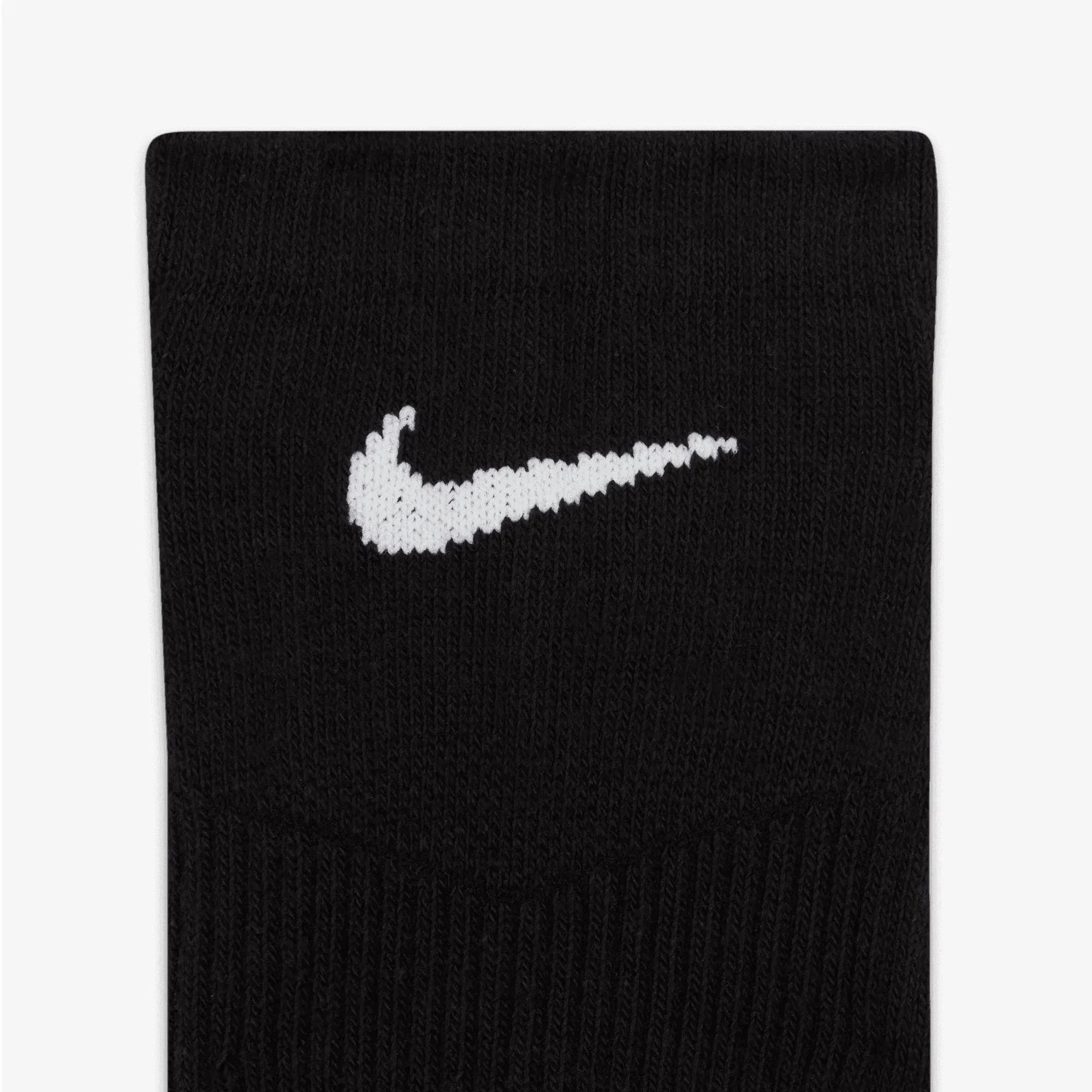 NIKE PERFORMANCE LIGHTWEIGHT TRAINING NO-SHOW SOCKS (3 PAIRS) { BLACK/WHITE