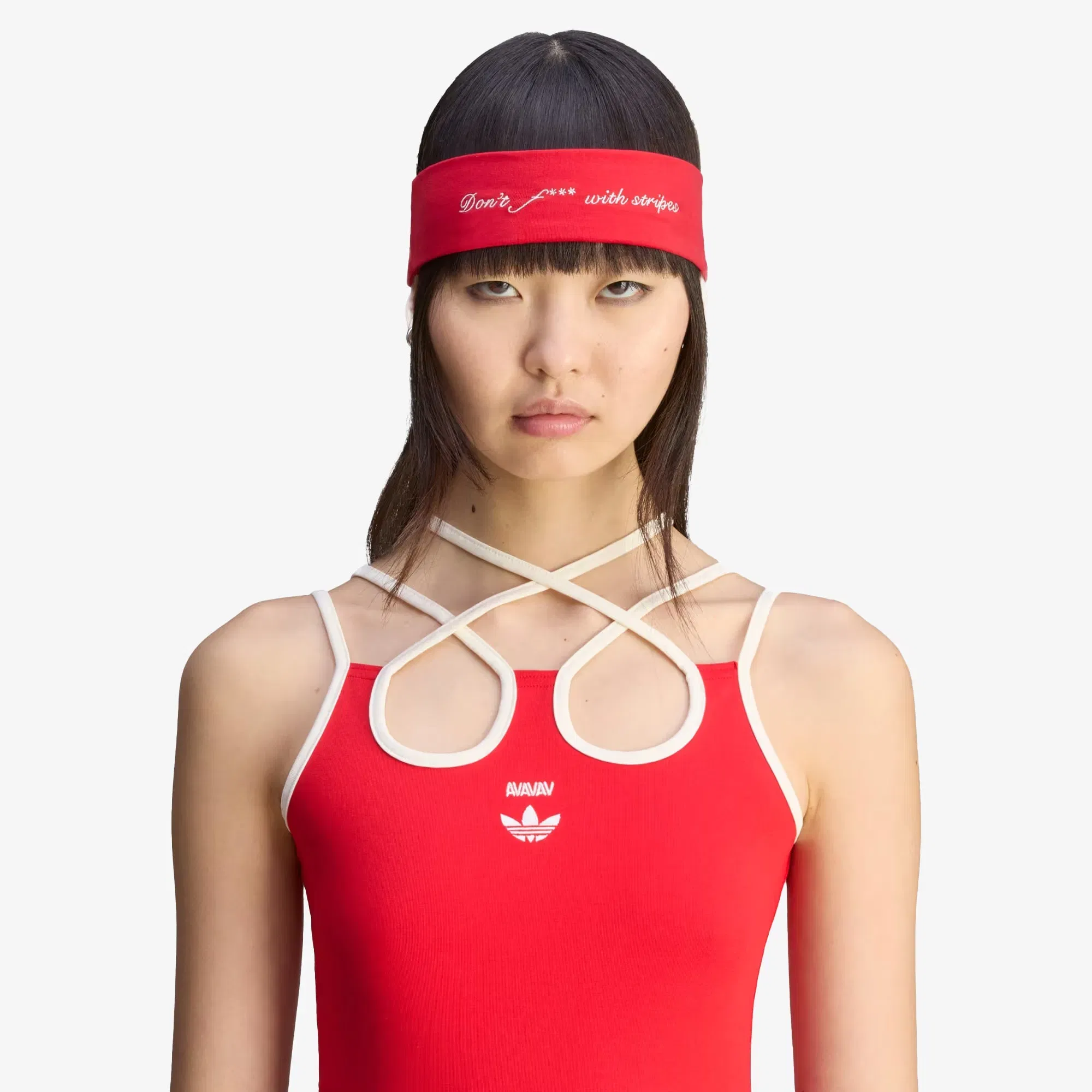 Adidas Originals AVAVAV STRAP TANK TOP { BETTER SCARLET