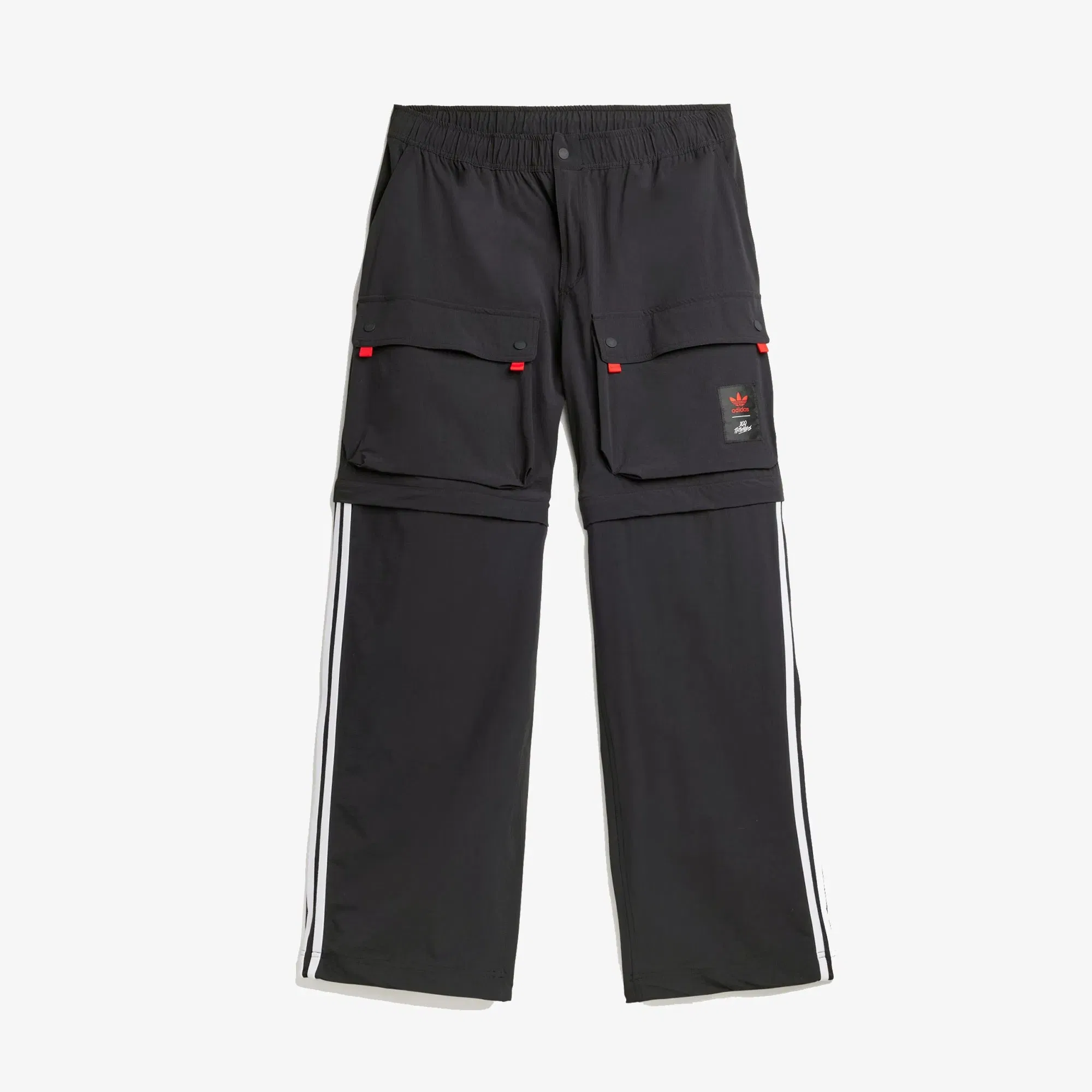 Adidas Originals 100 THIEVES ZIP PANTS { BLACK