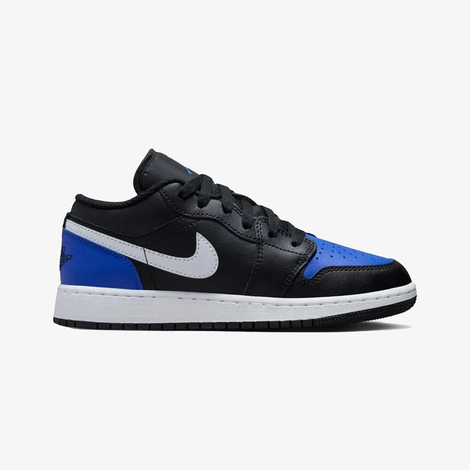JORDAN AIR JORDAN 1 LOW SE (GS) { BLACK/WHITE-GAME ROYAL