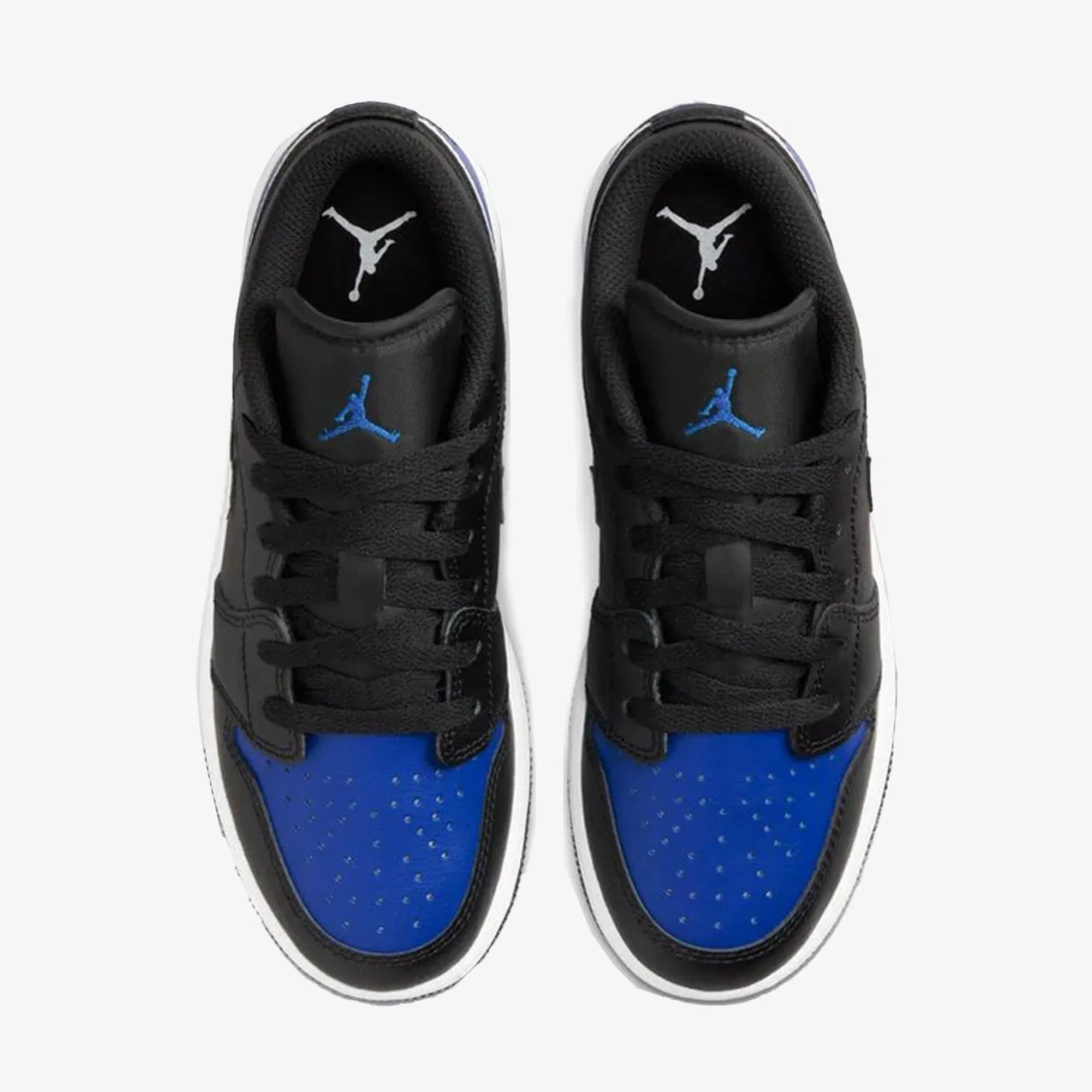 JORDAN AIR JORDAN 1 LOW SE (GS) { BLACK/WHITE-GAME ROYAL
