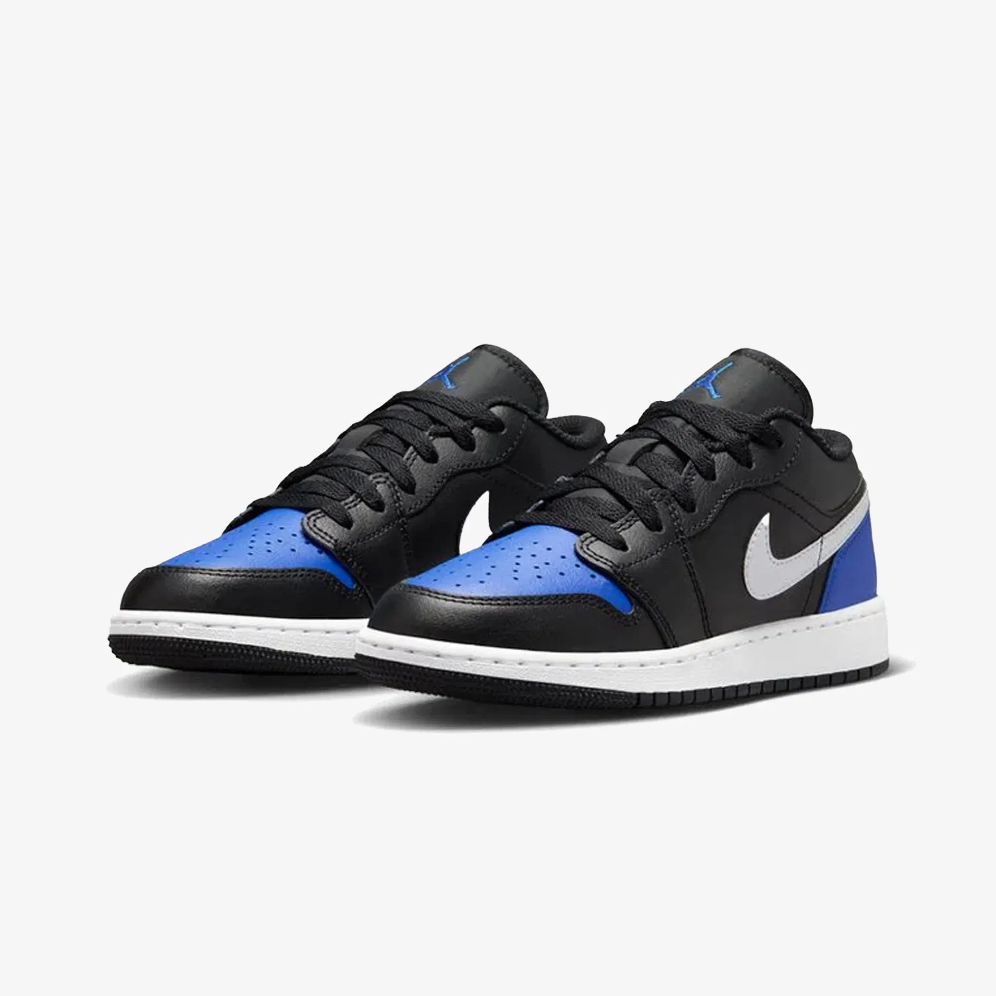 JORDAN AIR JORDAN 1 LOW SE (GS) { BLACK/WHITE-GAME ROYAL