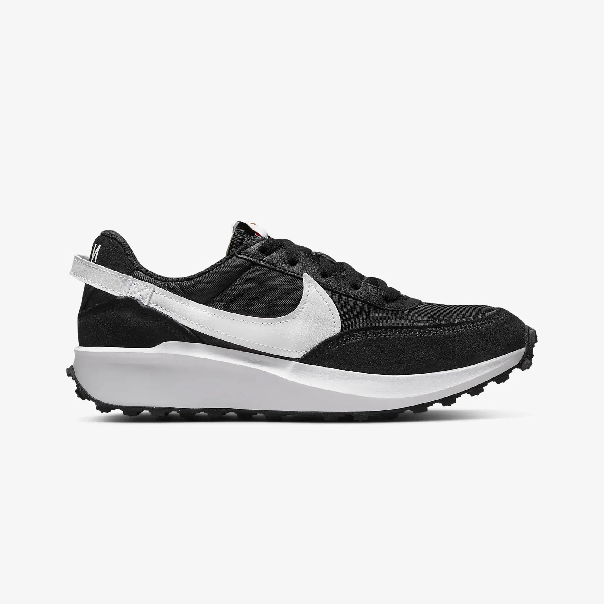 Nike WAFFLE DEBUT { BLACK/WHITE-ORANGE-CLEAR