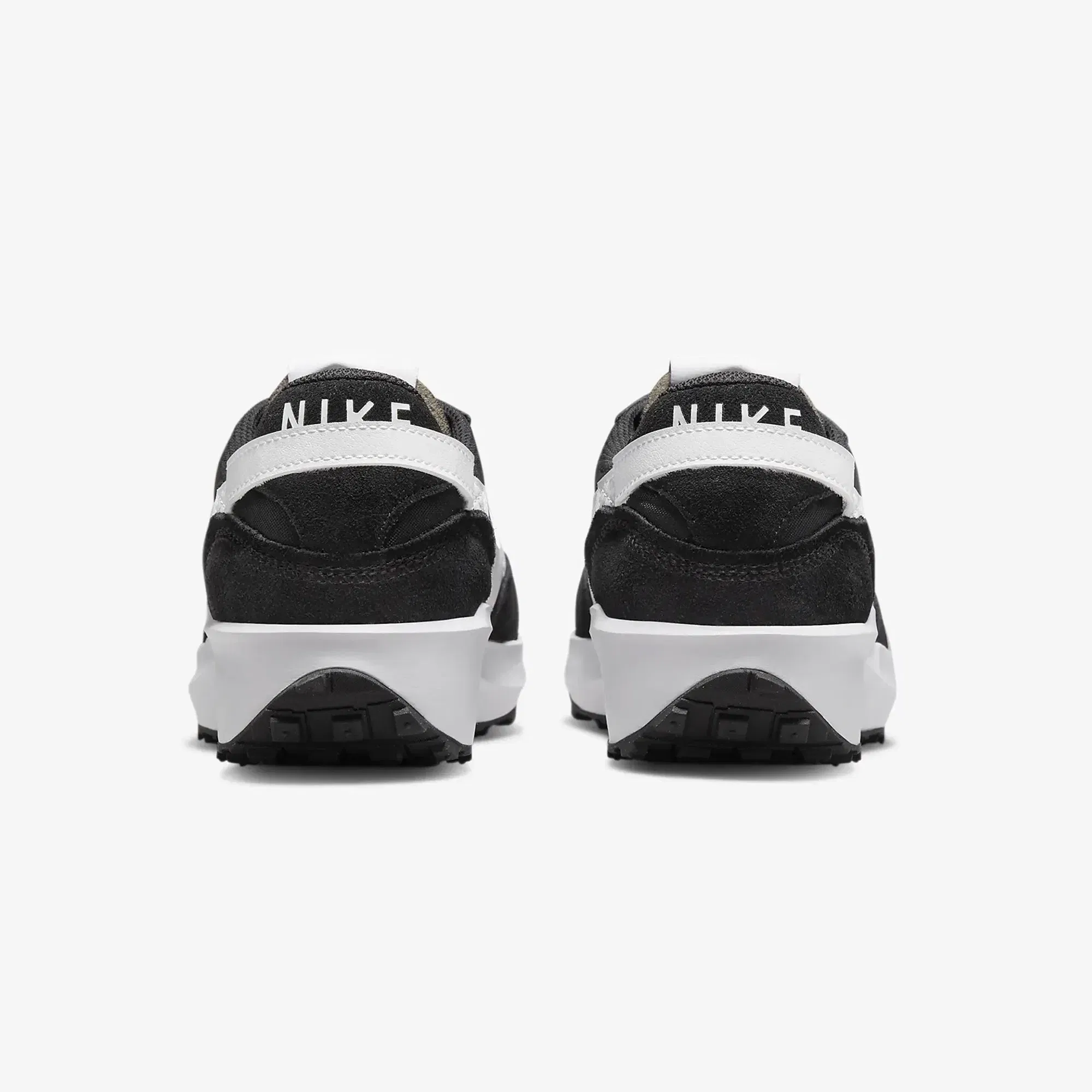 Nike WAFFLE DEBUT { BLACK/WHITE-ORANGE-CLEAR