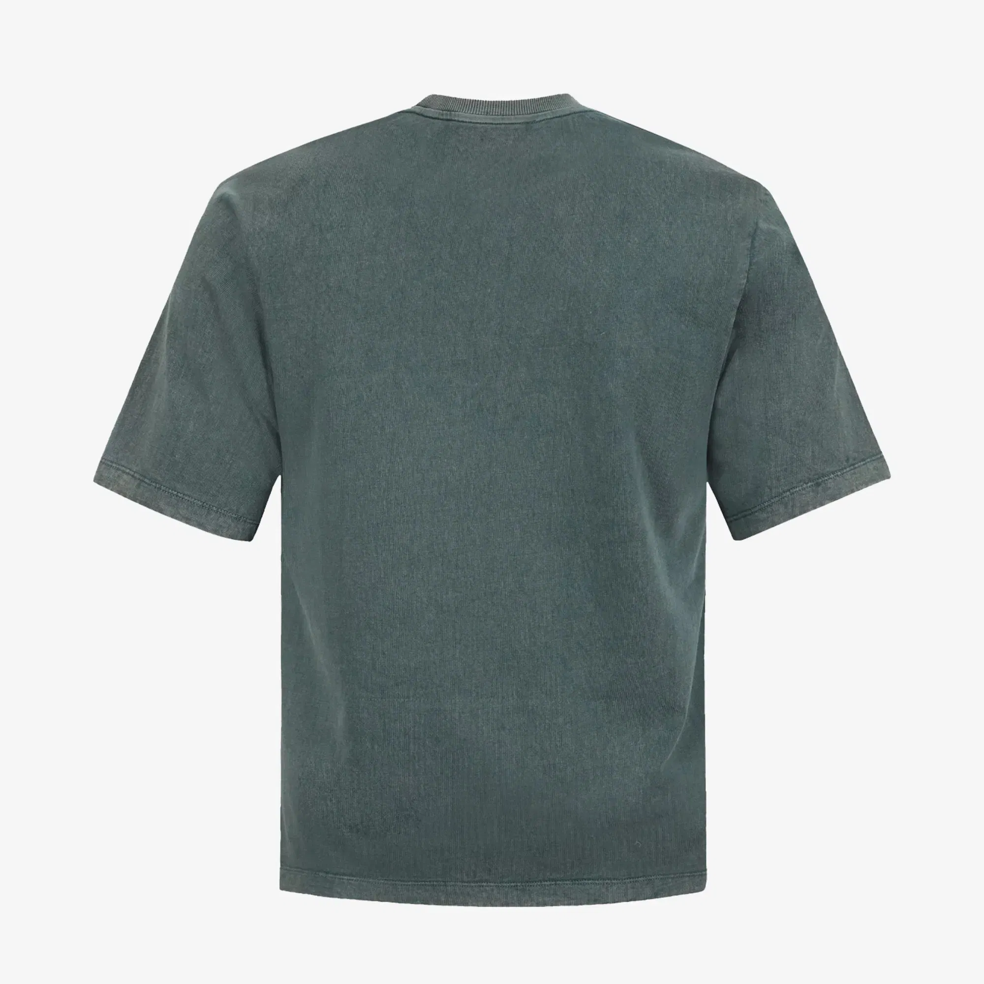 ALMOST GODS STONEWASHED GOTHIC RELAXED T-Shirt { PINE