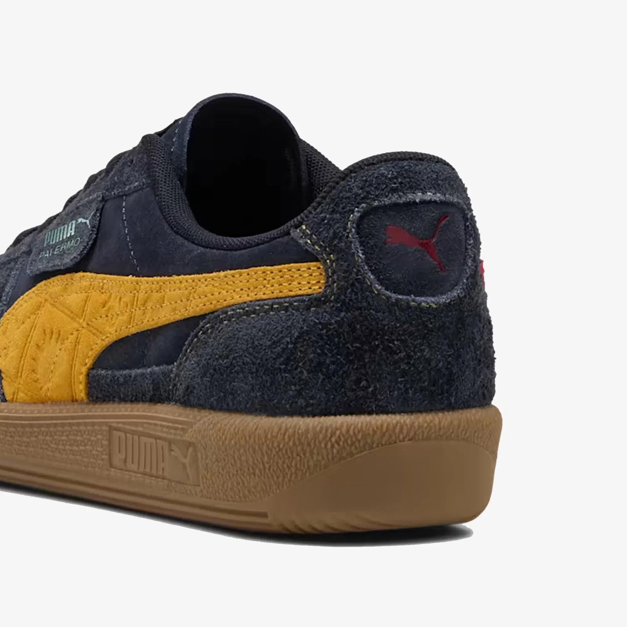 PUMA ROAD TO UNITY PALERMO LEATHER { NEW NAVY/YELLOW