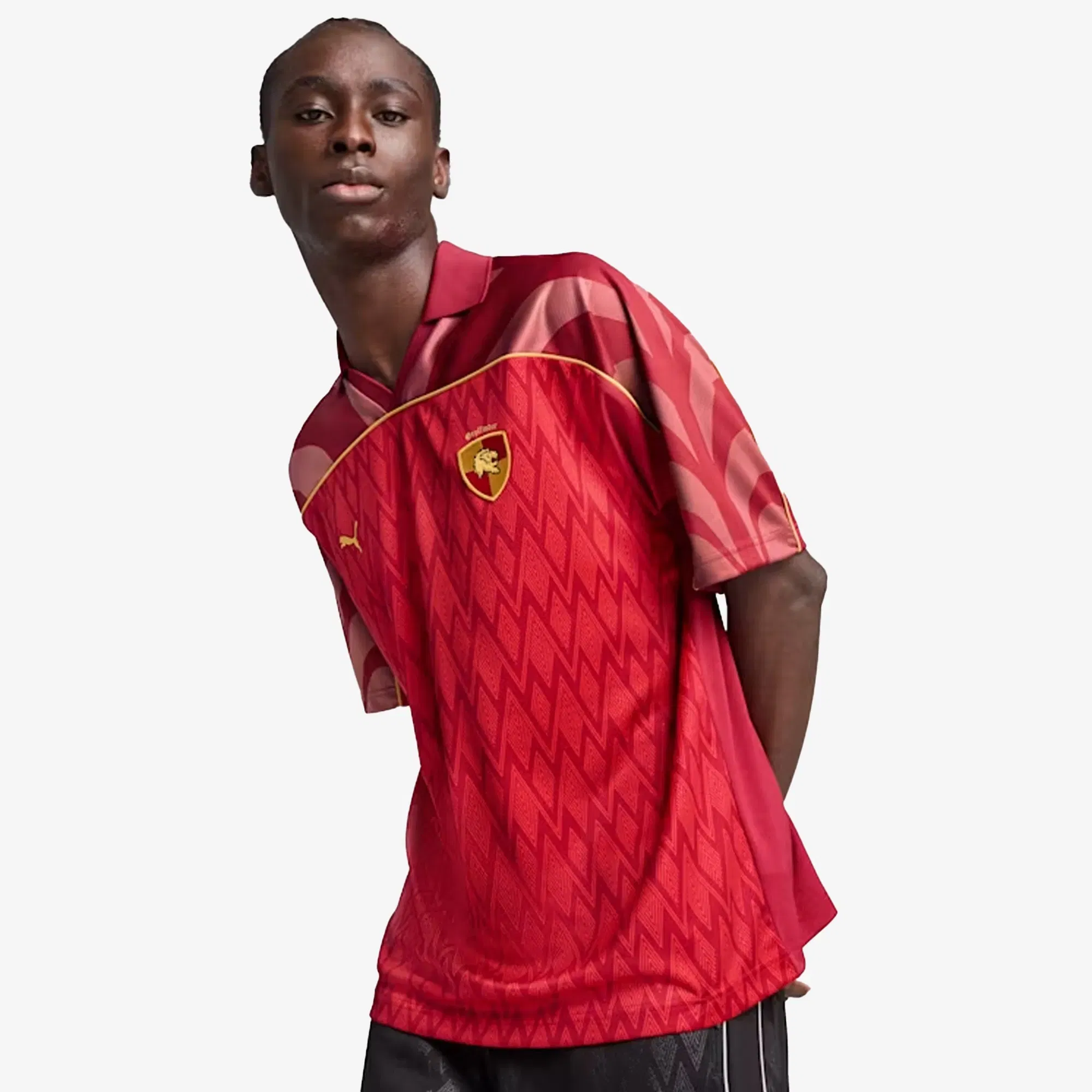 PUMA x HARRY POTTER FIT FOOTBALL JERSEY { DARK CRIMSON