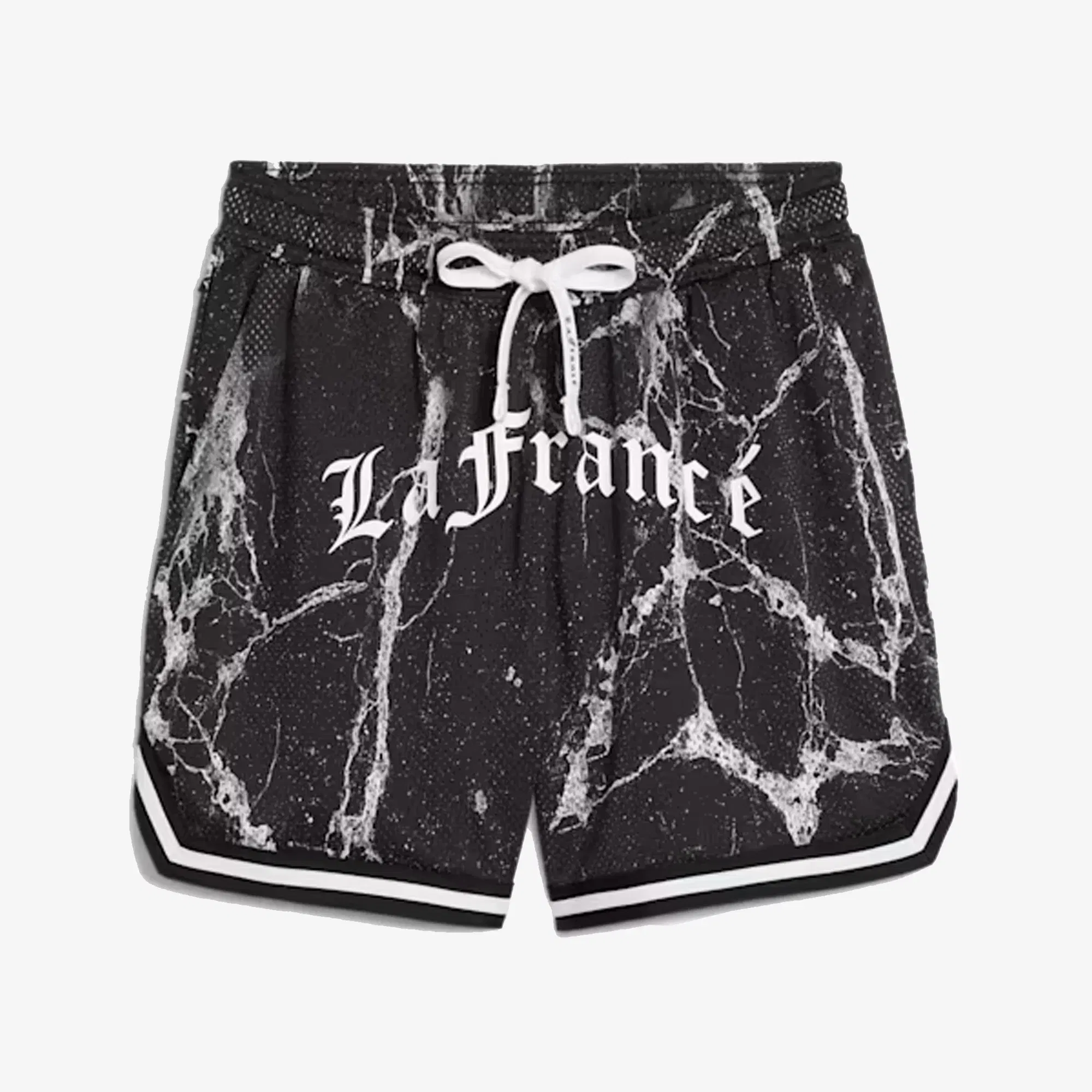 PUMA HOOPS x LAFRANCE WRITTEN IN CHROME SHORTS { PUMA BLACK/WHITE