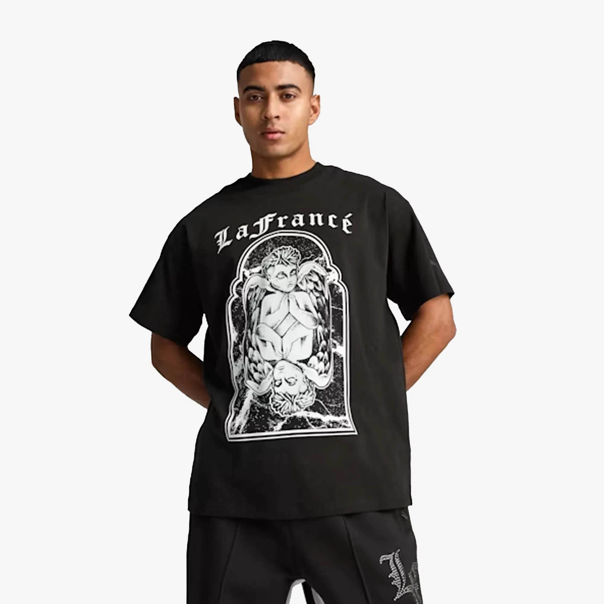 PUMA HOOPS x LAFRANCE WRITTEN IN CHROME { BLACK