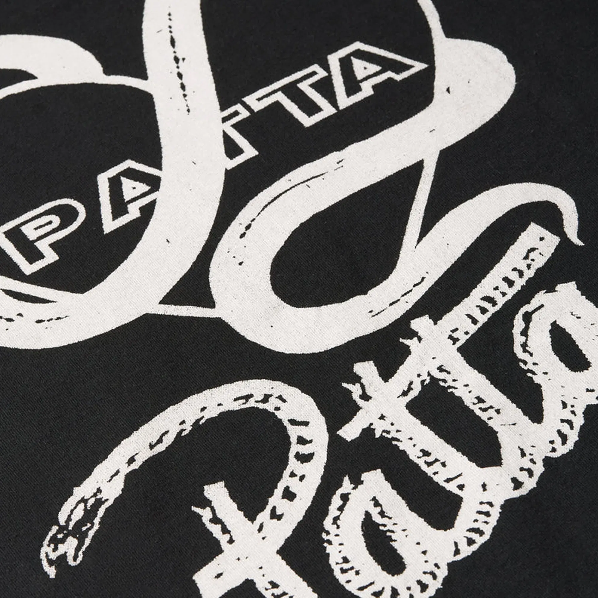PATTA PATTA SNAKE HEART T-SHIRT { BLACK