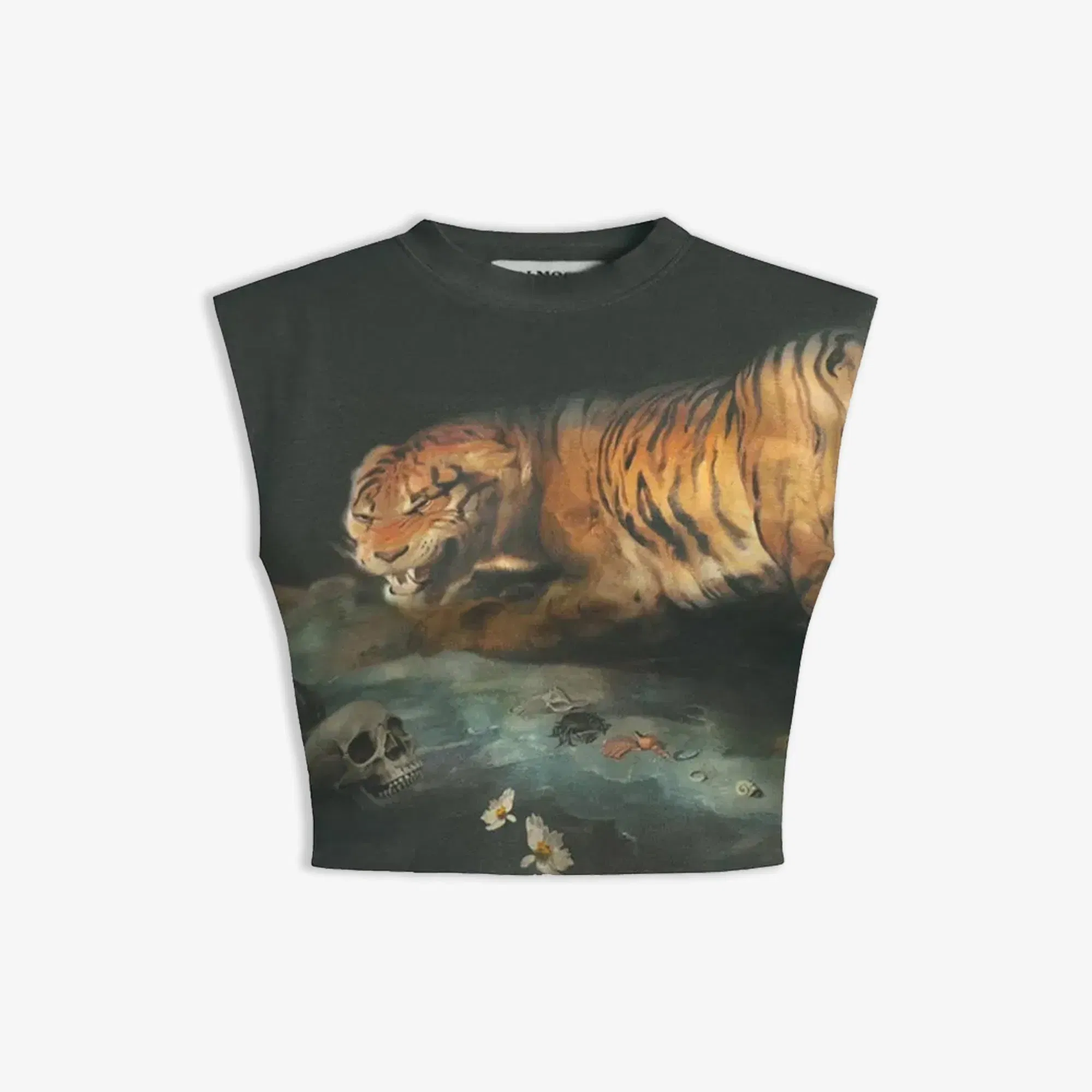 ALMOST GODS THE FOUR CONTINENTS CROPPED T-Shirt { MULTI
