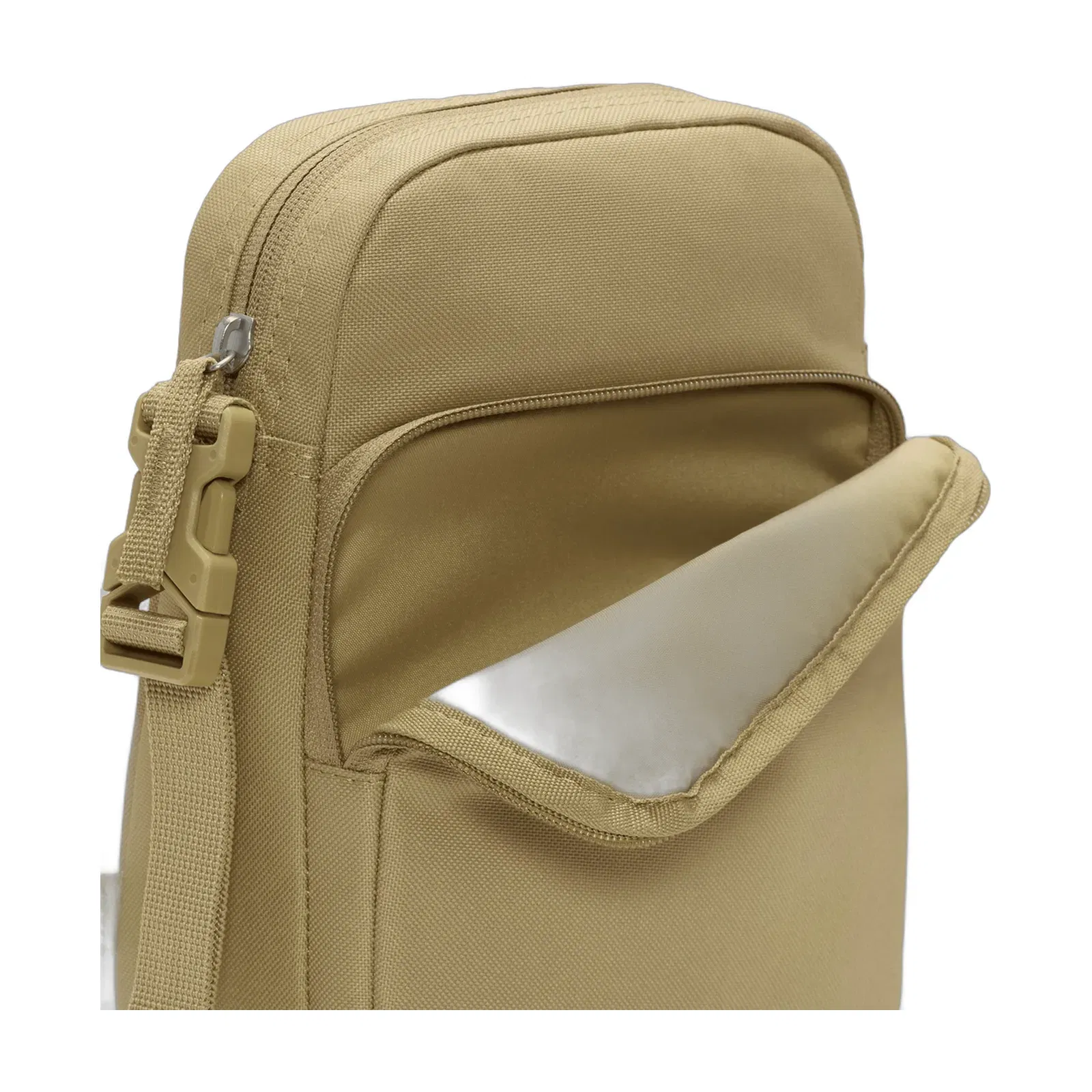 NIKE HERITAGE CROSSBODY BAG (4L) { PARACHUTE BEIGE/SUMMIT WHITE