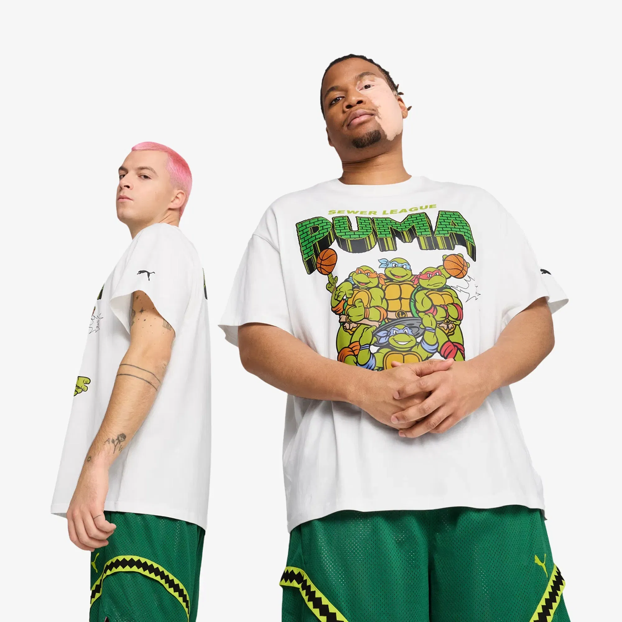 PUMA x TMNT T-Shirt { WHITE