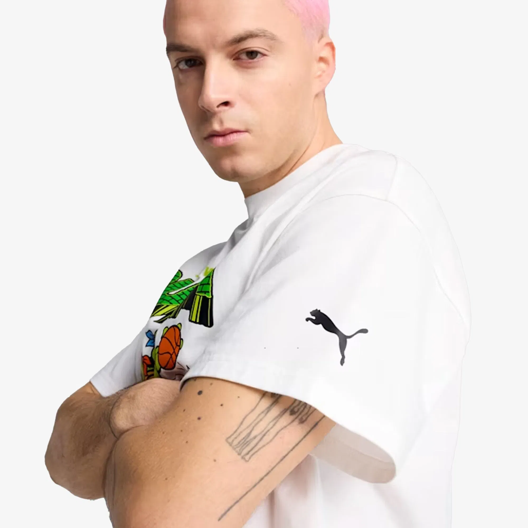 PUMA x TMNT T-Shirt { WHITE