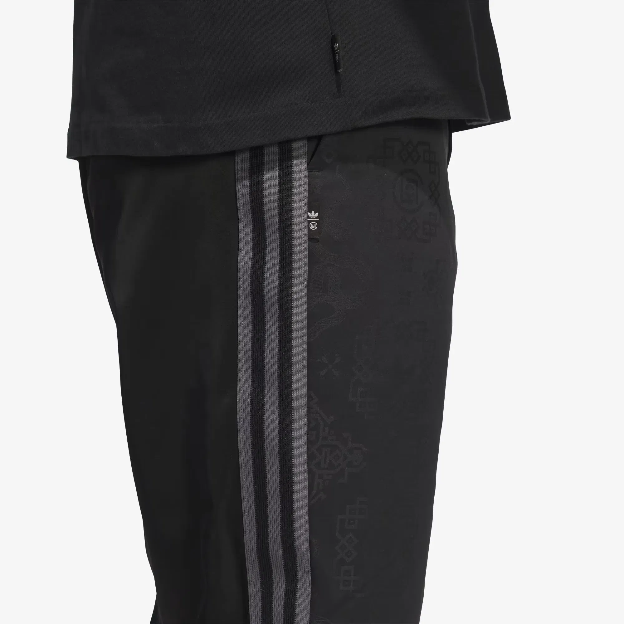 Adidas Originals CLOT ALLOVER PRINT PANTS BY EDISON CHEN { BLACK