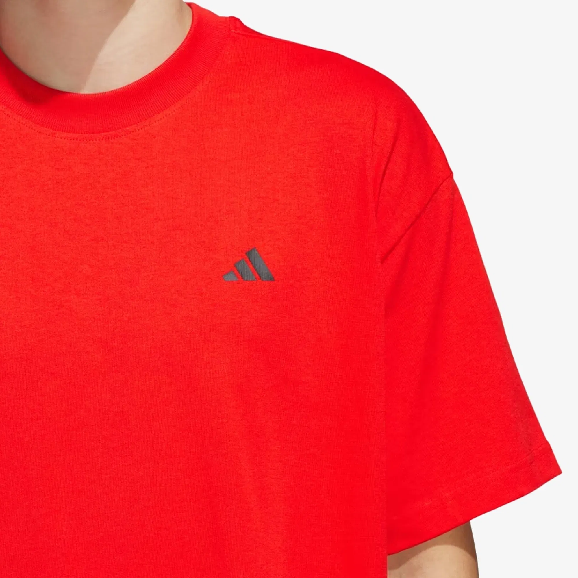 Adidas Originals ANTHONY EDWARDS SEASONAL LOGO T-Shirt { ACTIVE RED