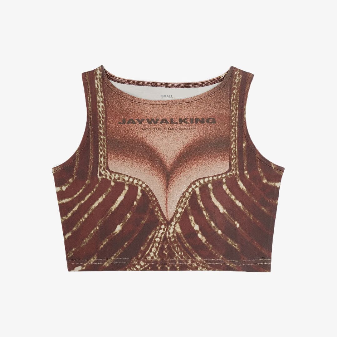 JAYWALKING BHABHI CROP TOP { MAROON