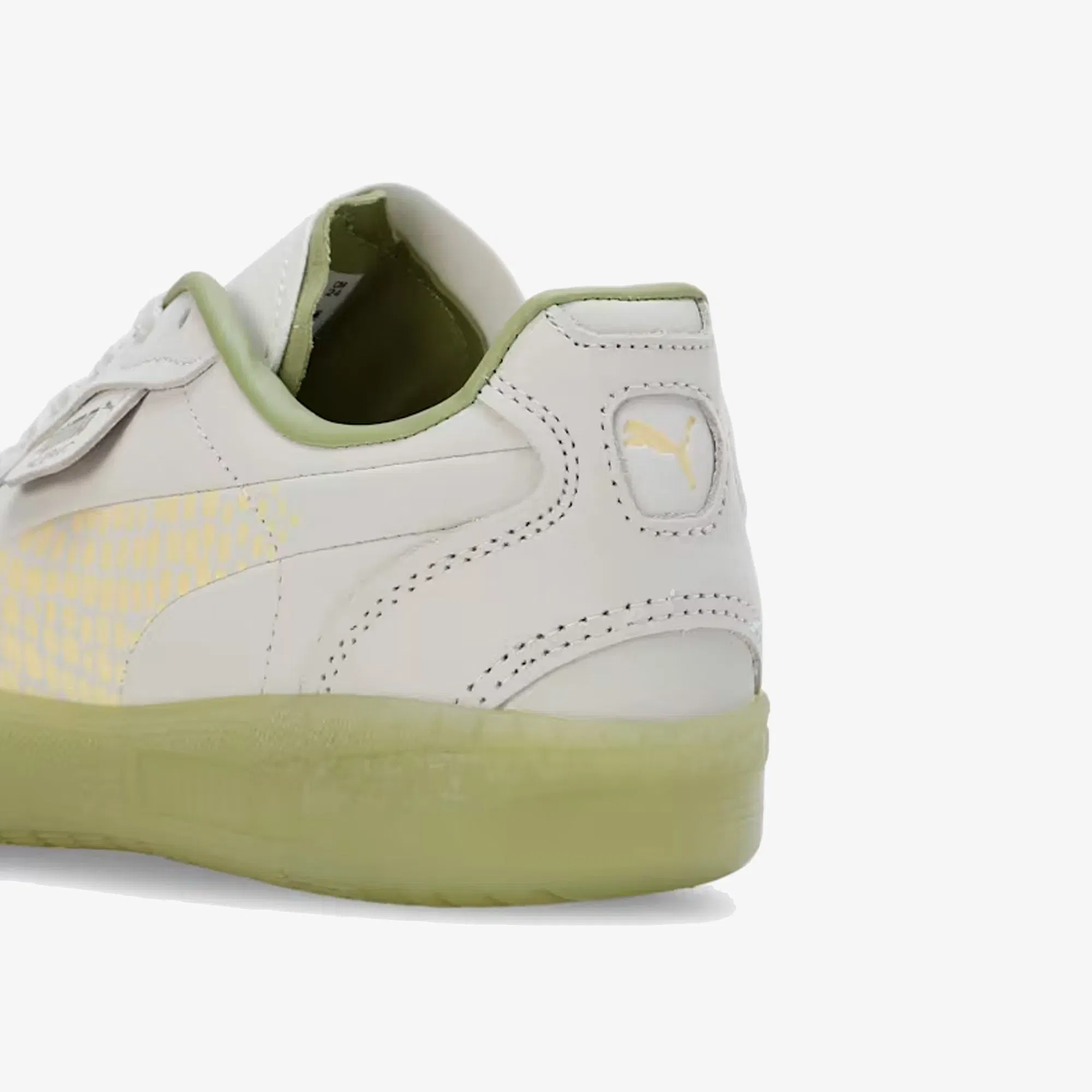 PUMA PALERMO { VAPOR GRAY-CREAMY/GREEN