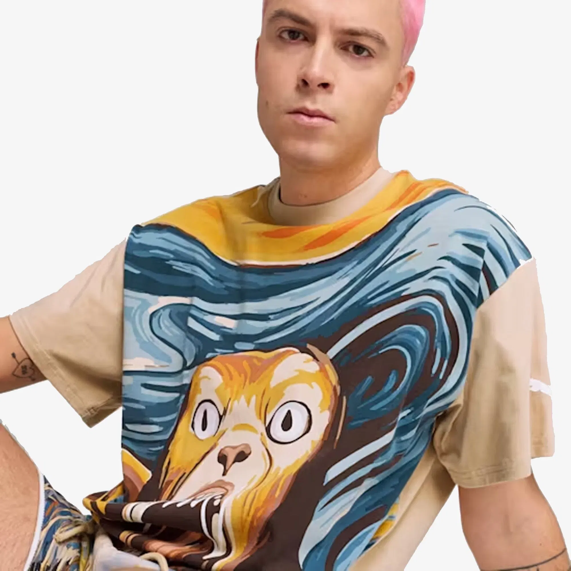 PUMA X DYLAN EXHIBIT TEE { LIGHT SAND