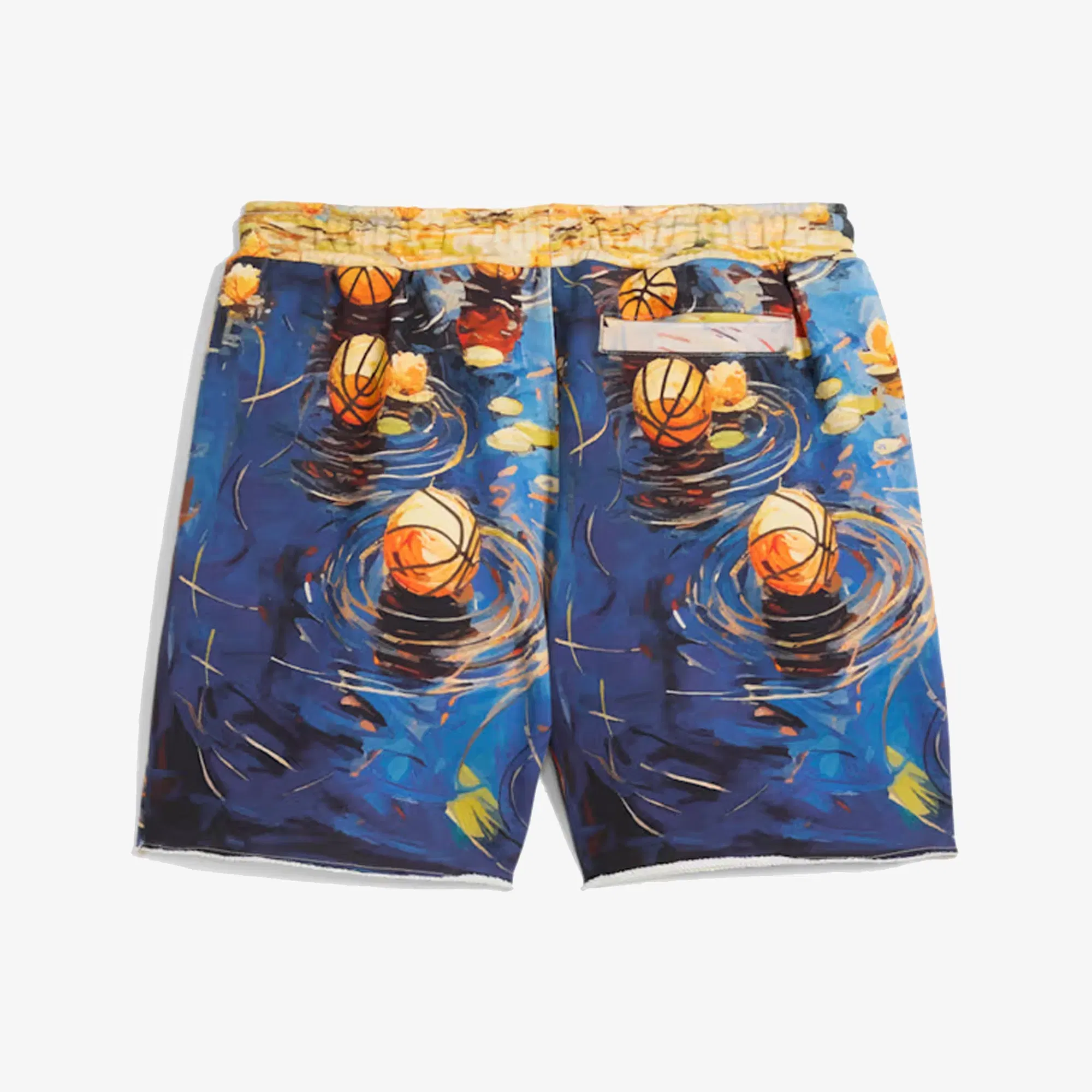 PUMA X DYLAN EXHIBIT PRINTED TERRY SHORT { VIVID BLUE