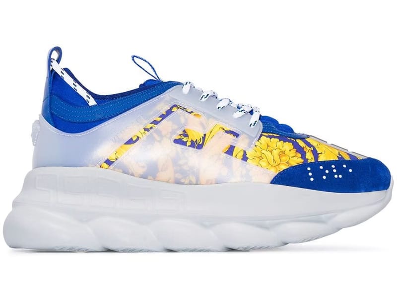 Versace Baroque Chain Reaction Bluette Gold