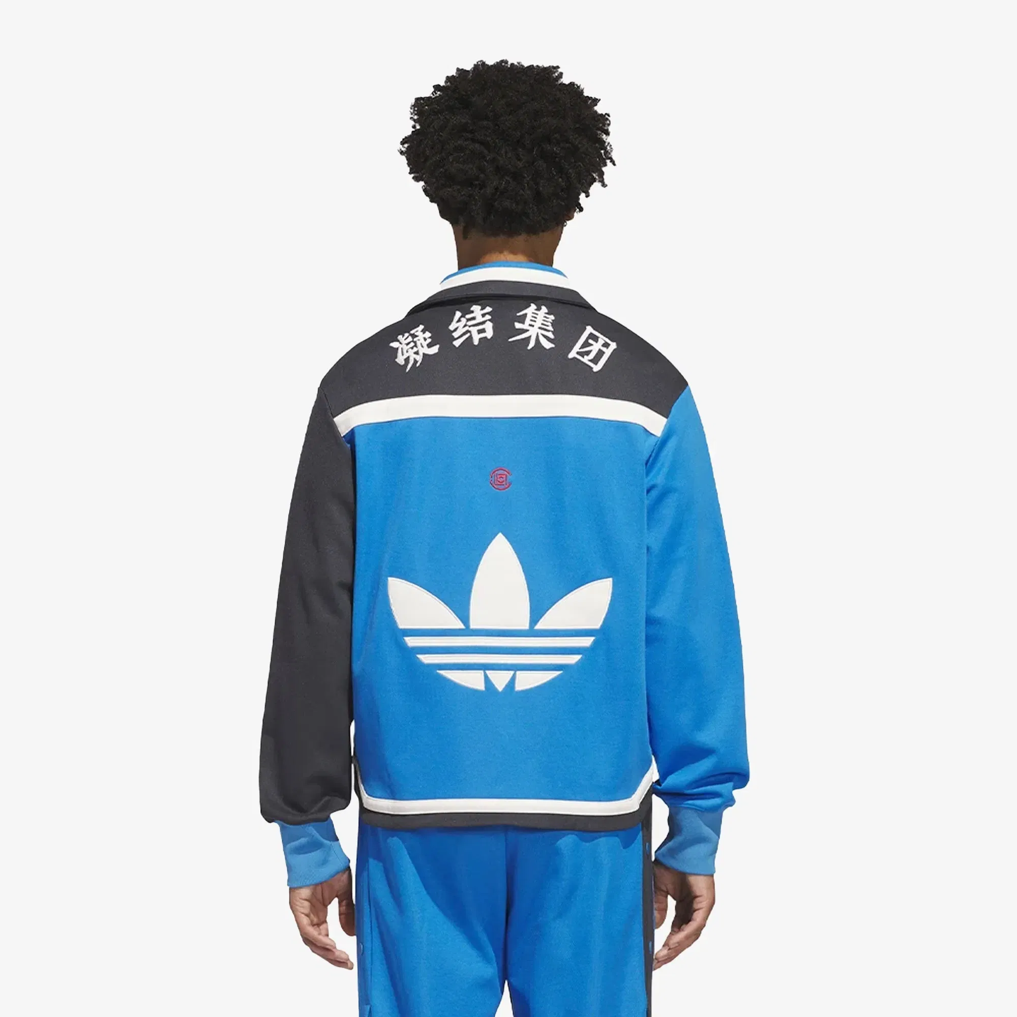 ADIDAS ORIGINALS CLOT WARMUP JACKET BY EDISON CHEN { BRIGHT BLUE
