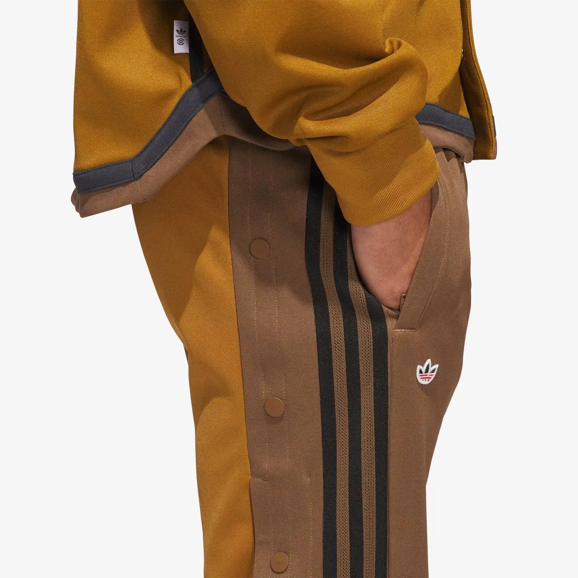 ADIDAS ORIGINALS CLOT ADIBREAK PANTS BY EDISON CHEN { BROWN OXIDE