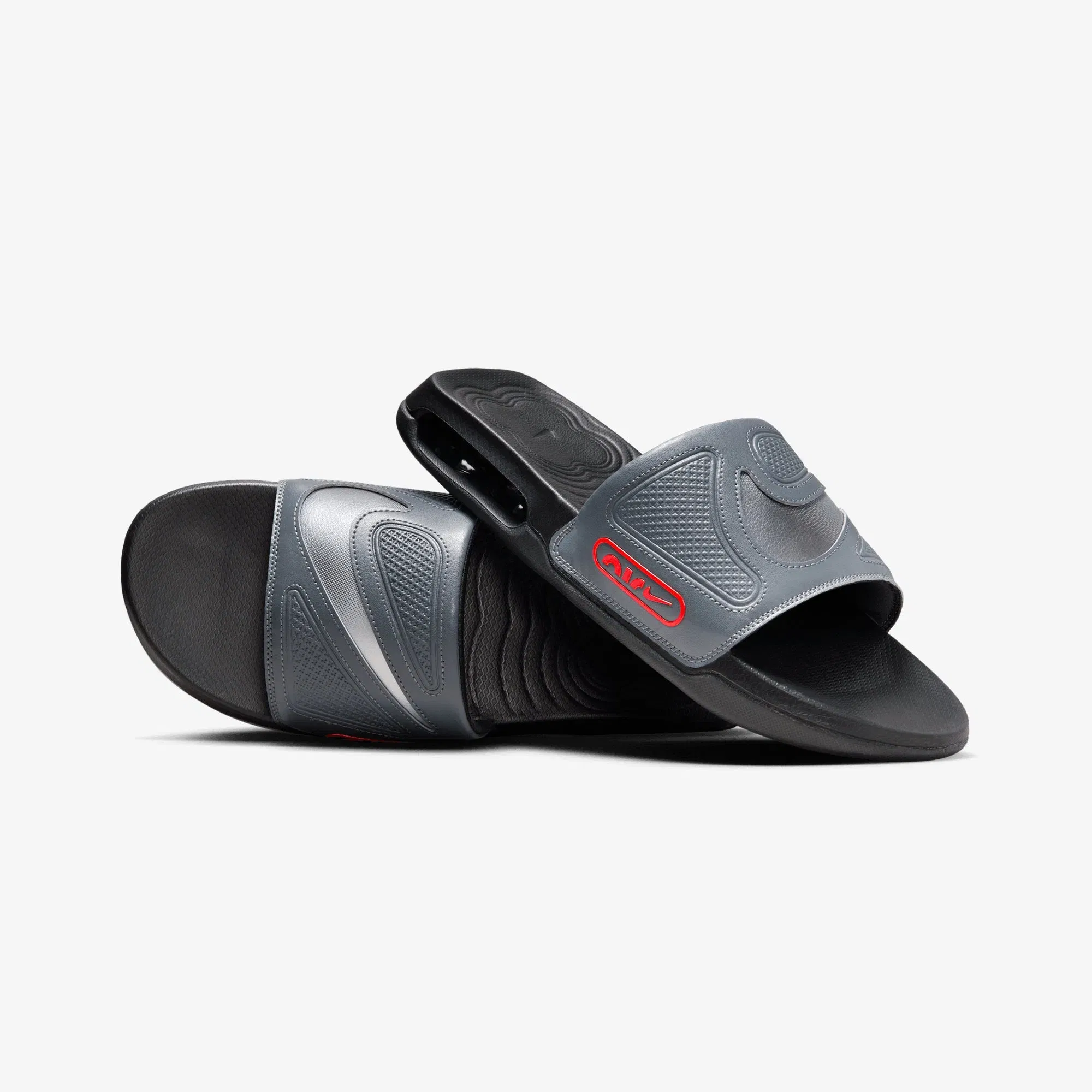 Nike AIR MAX CIRRO { DK SMOKE GREY/MTLC DARK GREY-PICANTE RED