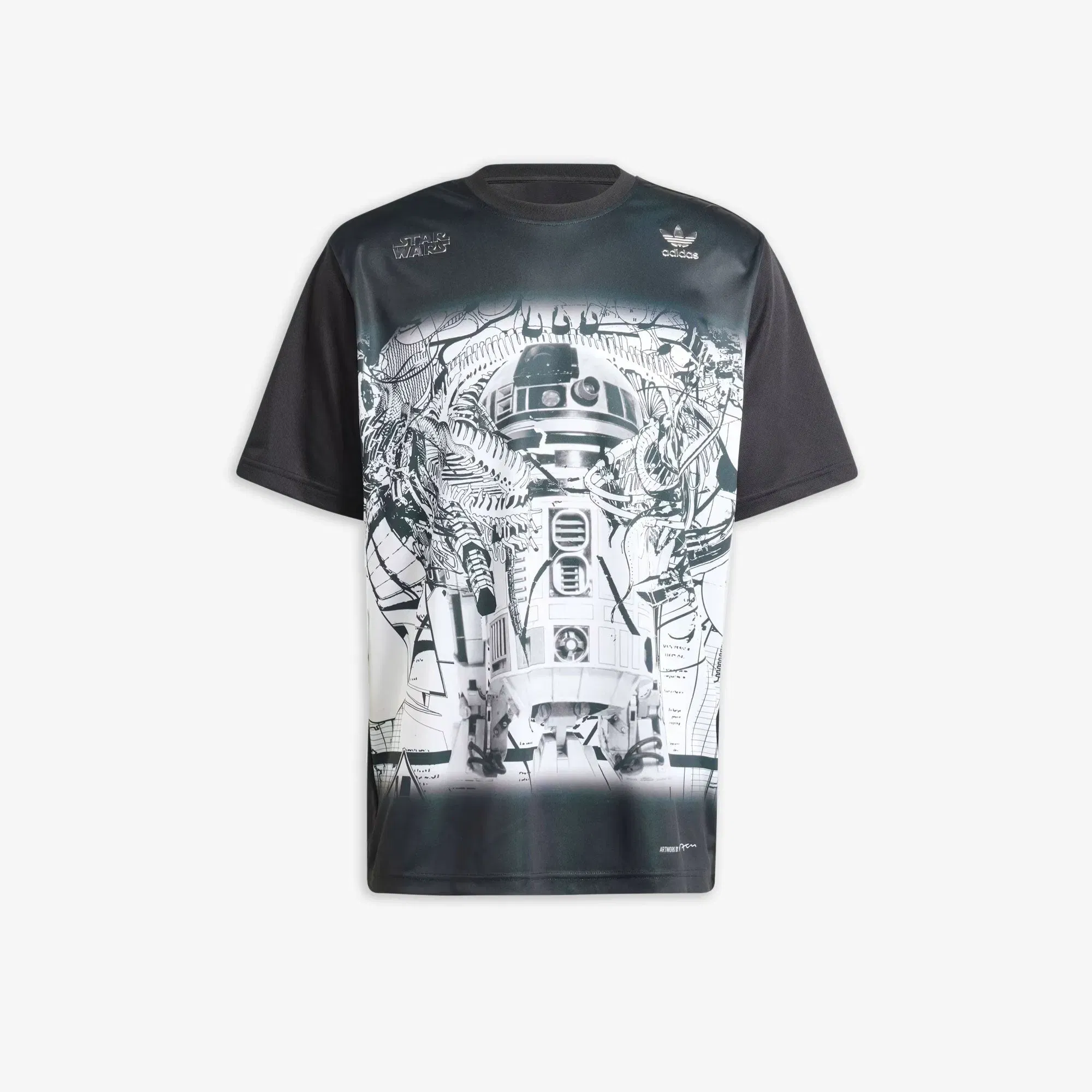 ADIDAS ORIGINALS STAR WARS NANZUKA GRAPHIC T-Shirt { BLACK