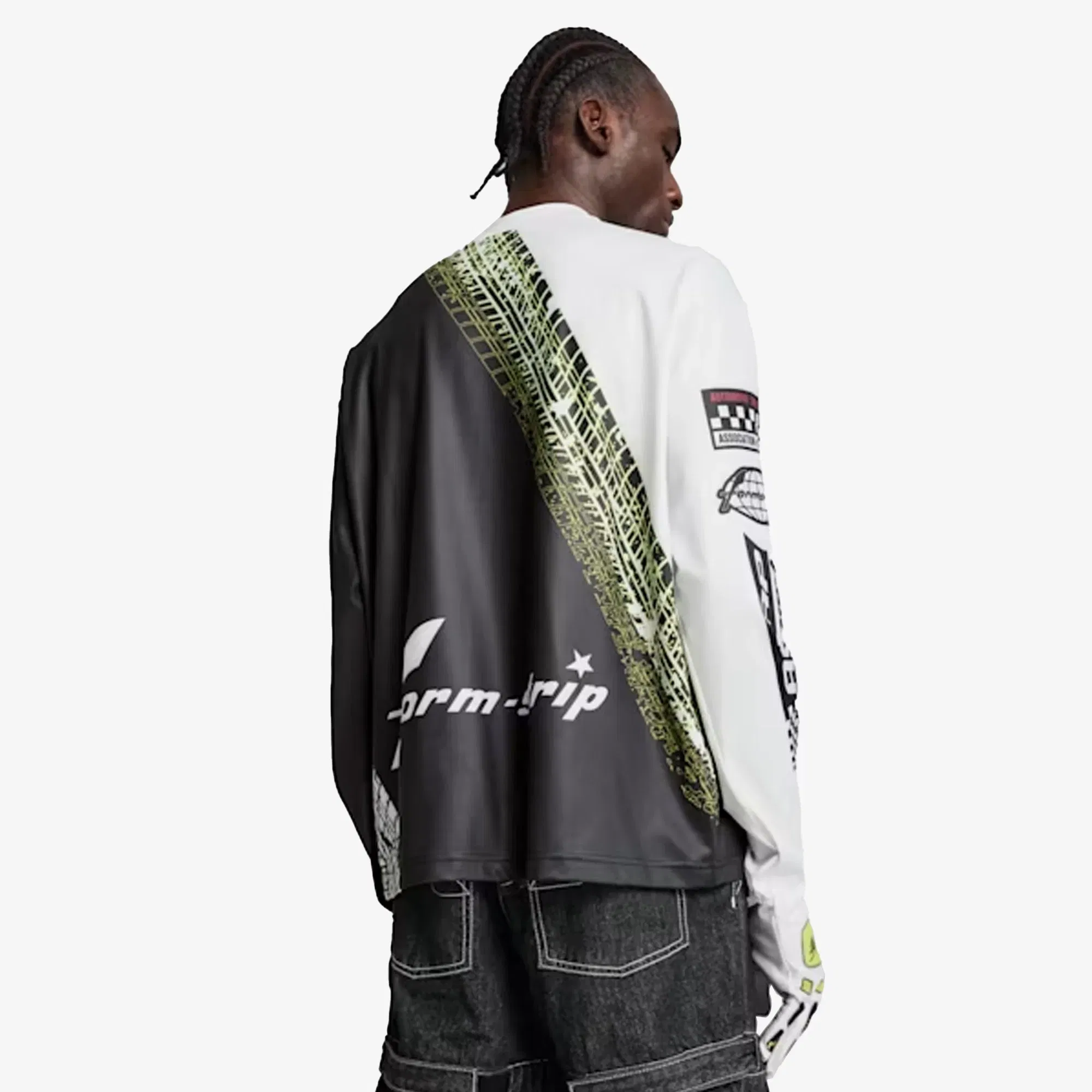 PUMA X A$AP ROCKY TIRE LONG SLEEVE TEE WITH GLOVES { PUMA WHITE