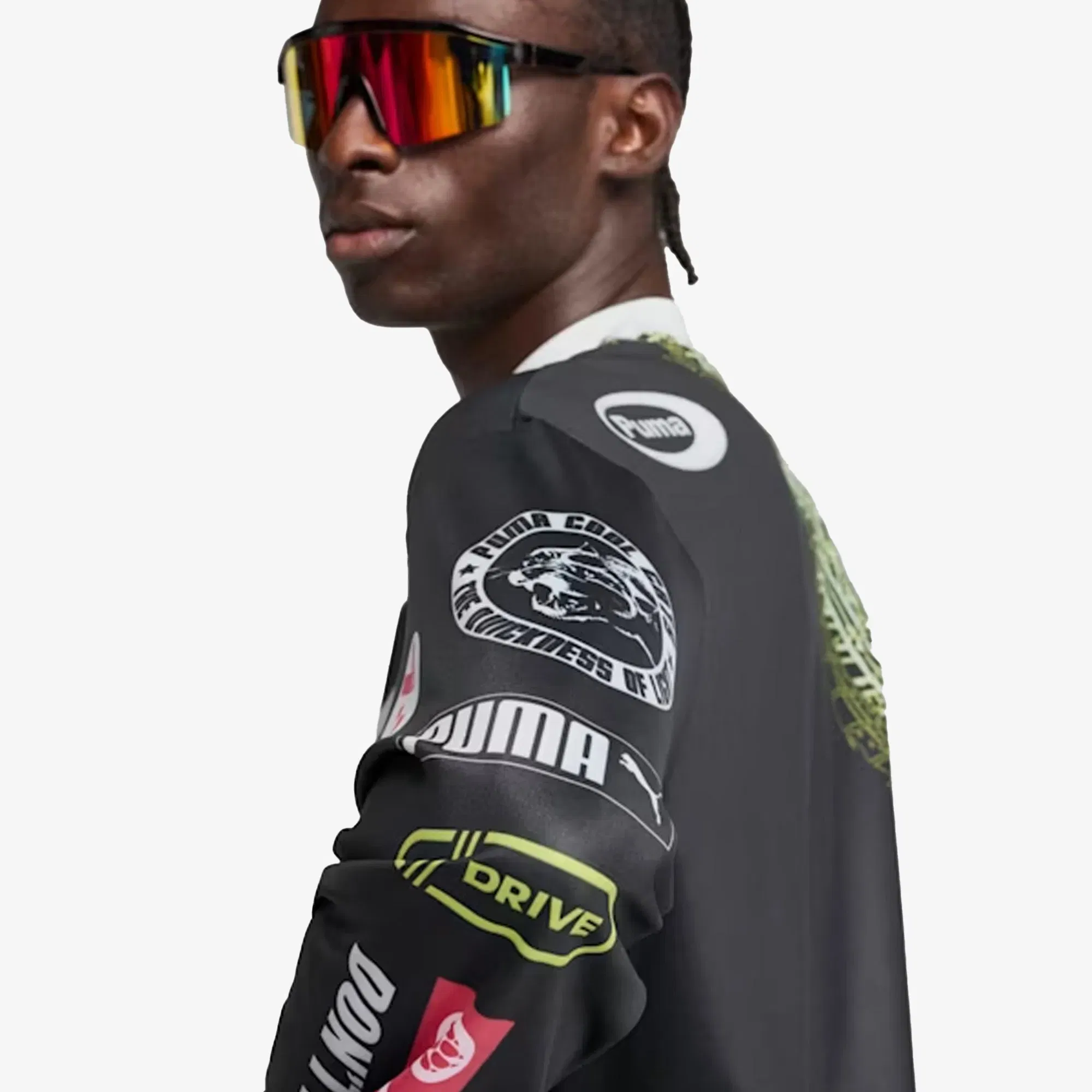 PUMA X A$AP ROCKY TIRE LONG SLEEVE TEE WITH GLOVES { PUMA WHITE