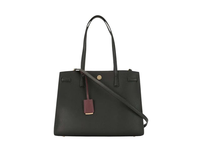 Tory Burch Walker Satchel Bag Black
