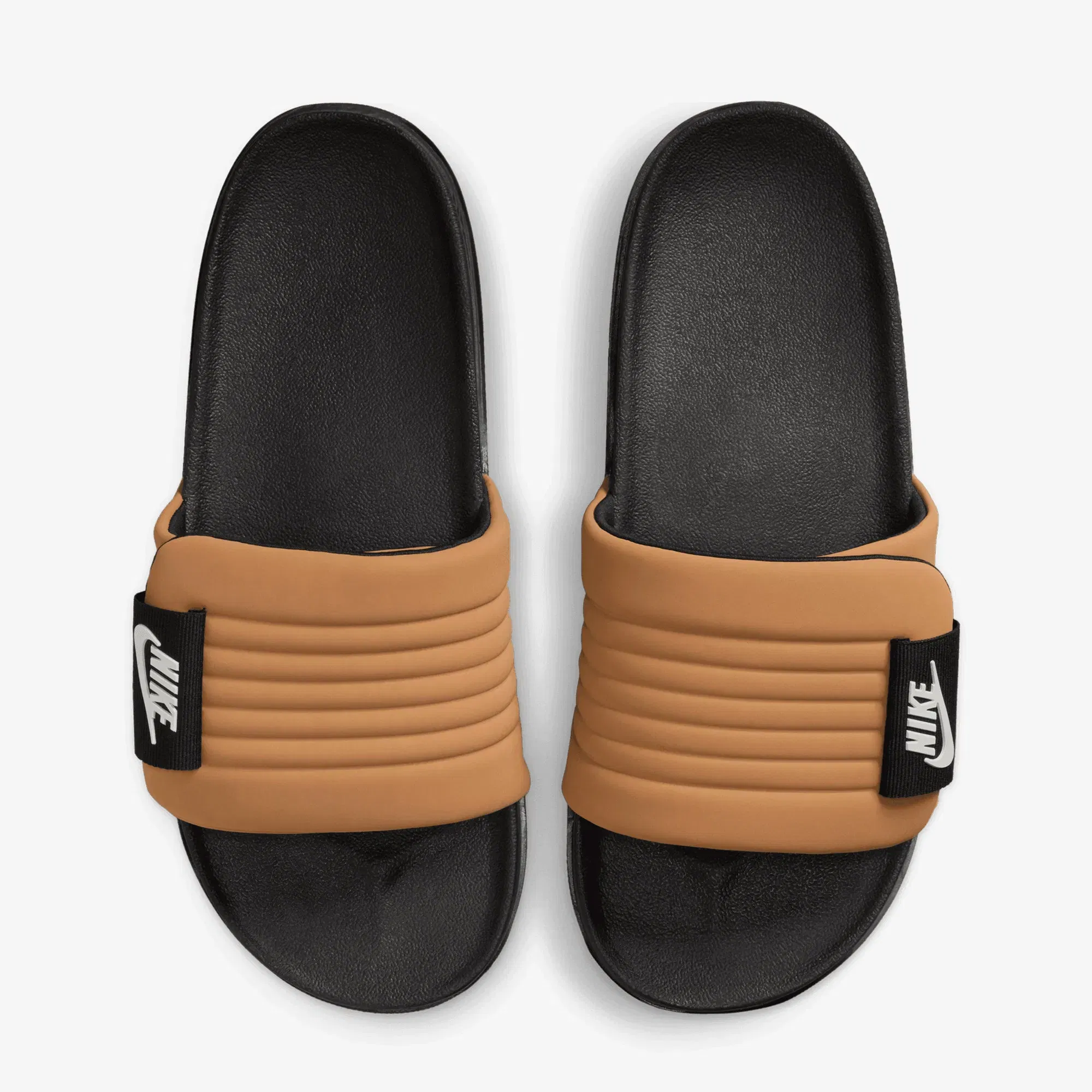 Nike OFFCOURT ADJUST { FLAX/SAIL-BLACK