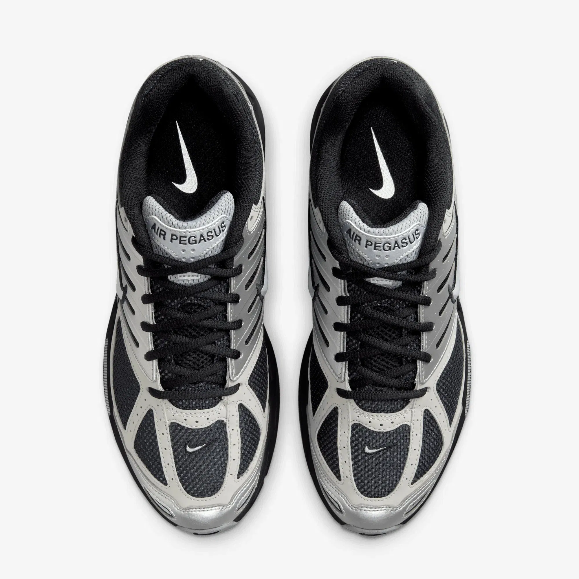 NIKE AIR PEGASUS 2005 { METALLIC SILVER/MTLC PLATINUM-FLT SILVER