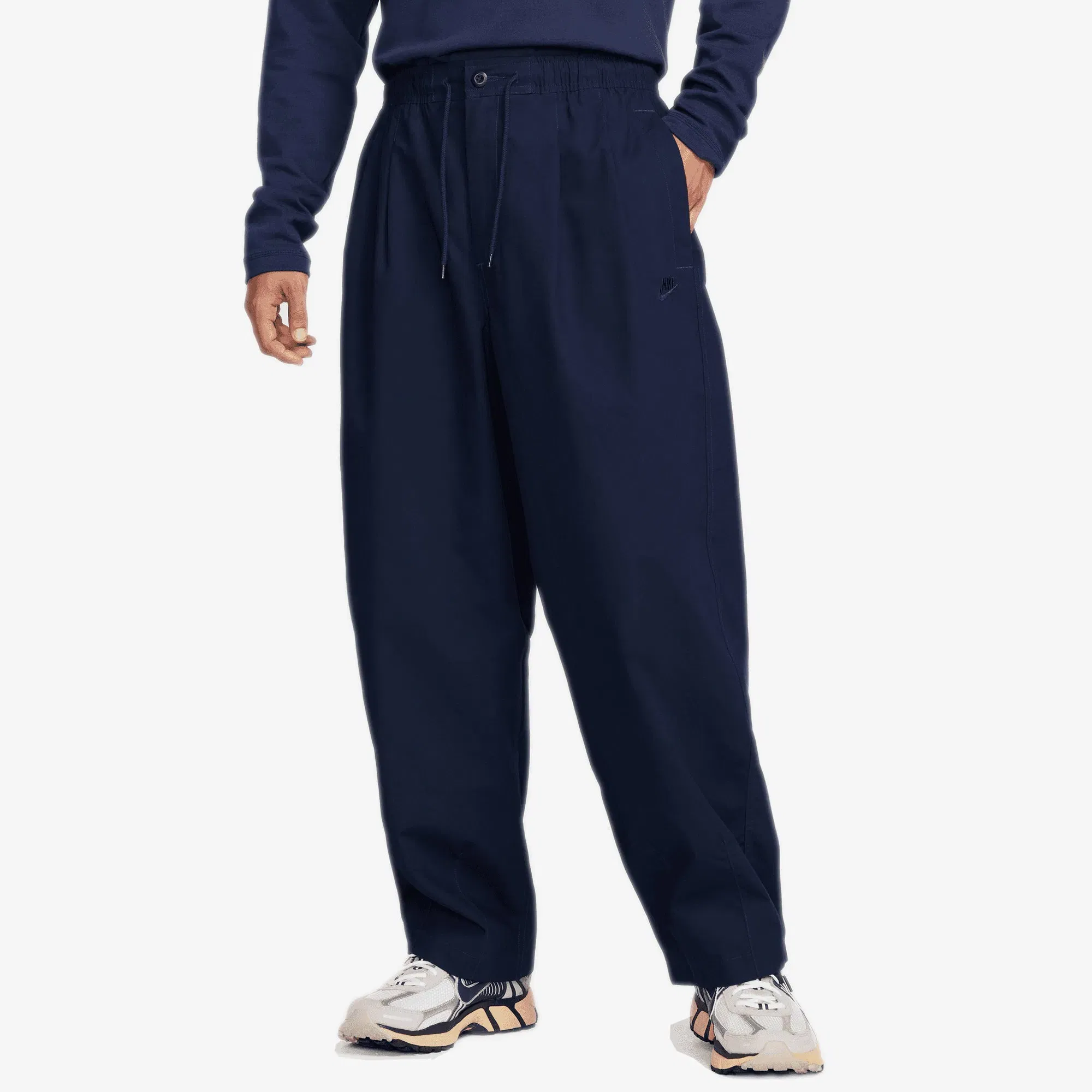 NIKE CLUB BALLOON PANTS { OBSIDIAN/OBSIDIAN