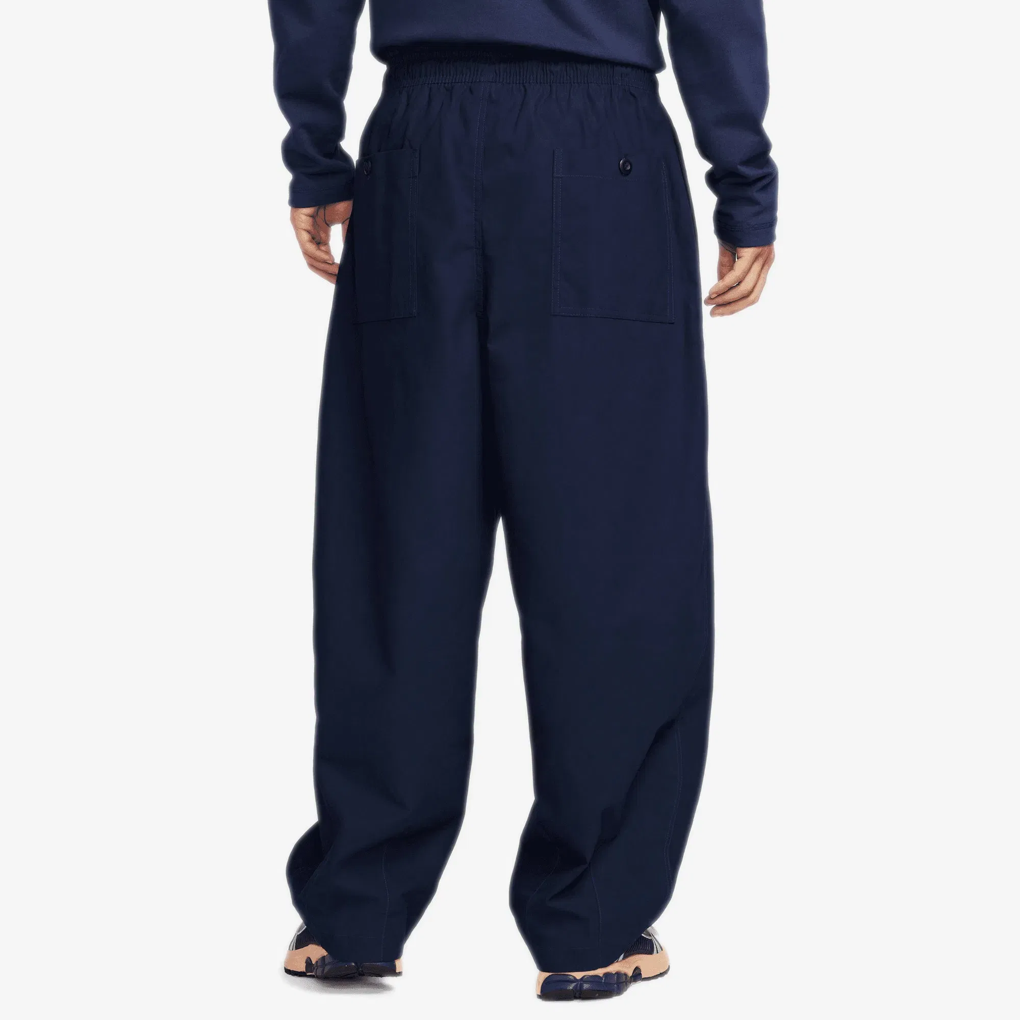 NIKE CLUB BALLOON PANTS { OBSIDIAN/OBSIDIAN