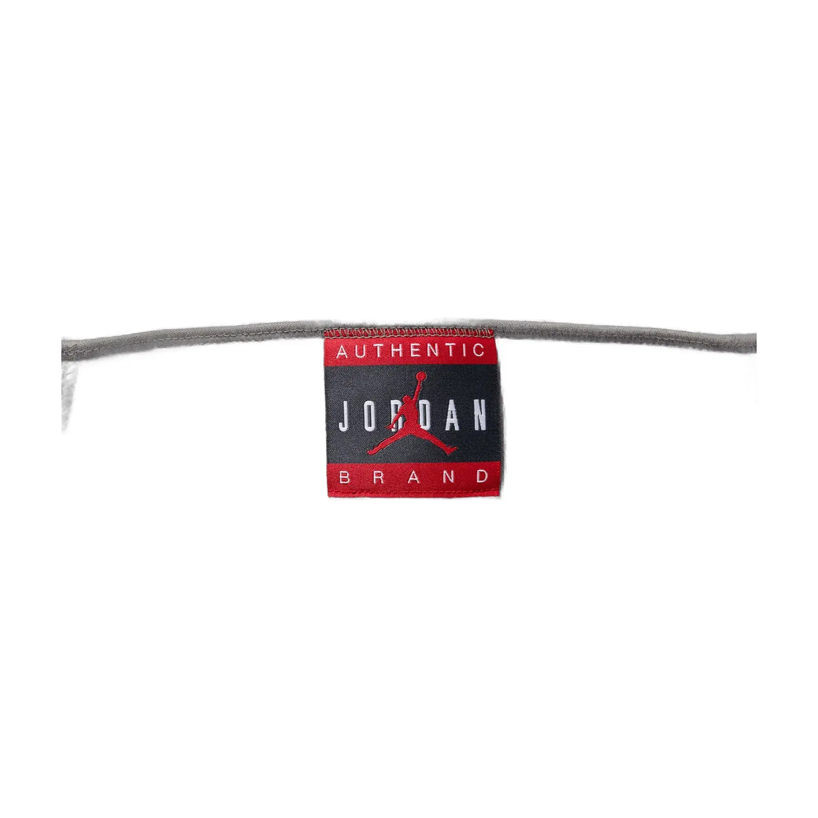 JORDAN BROOKLYN FLEECE PULLOVER HOODIE { FLAT PEWTER/GYM RED
