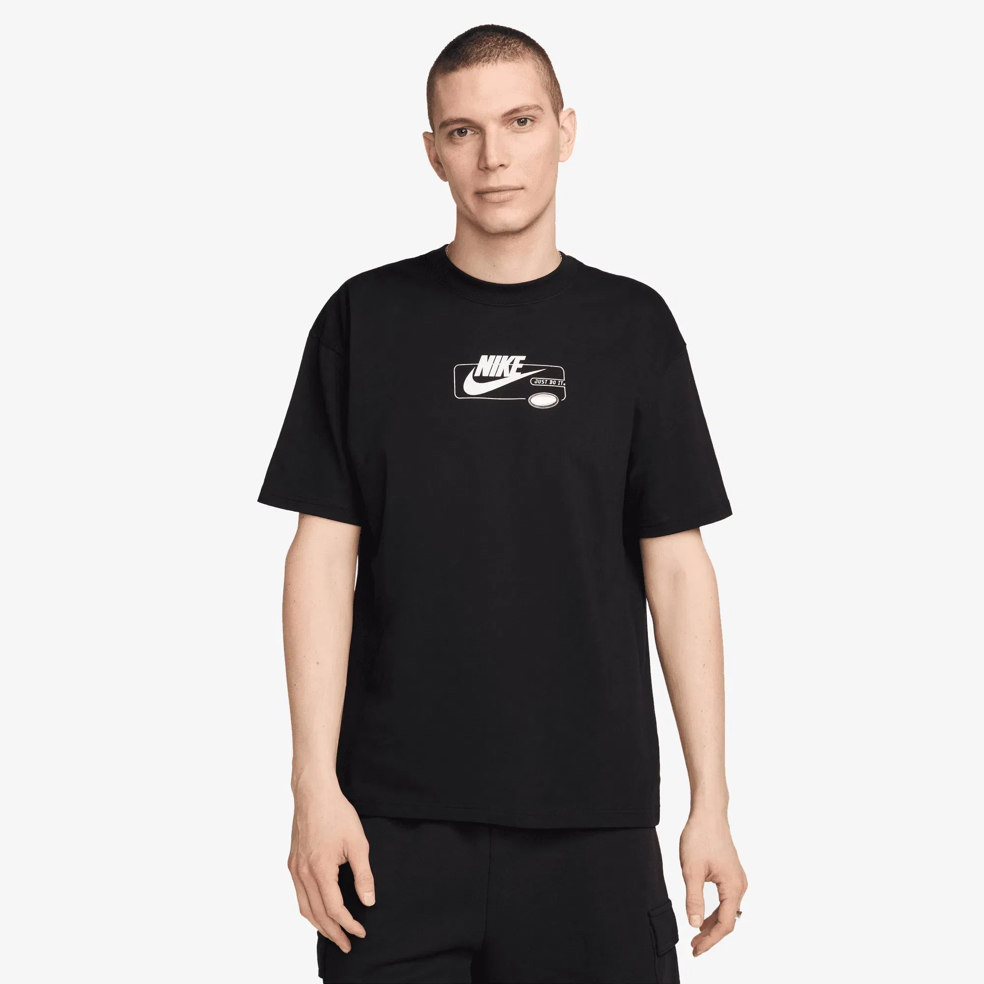 NIKE SPORTSWEAR MAX90 T-SHIRT { BLACK