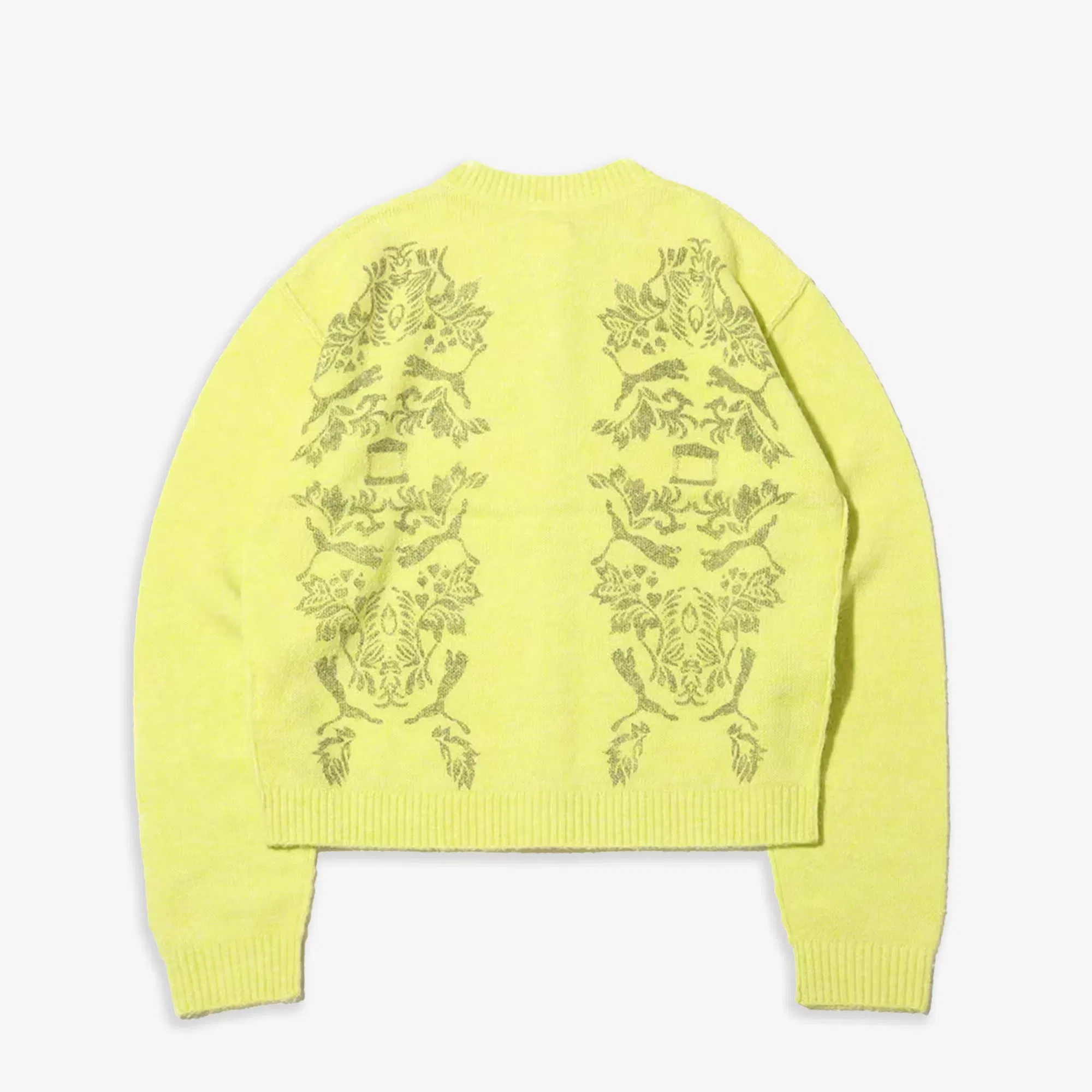 Puma x ARIES KNITTED CARDIGAN { YELLOW/GREEN