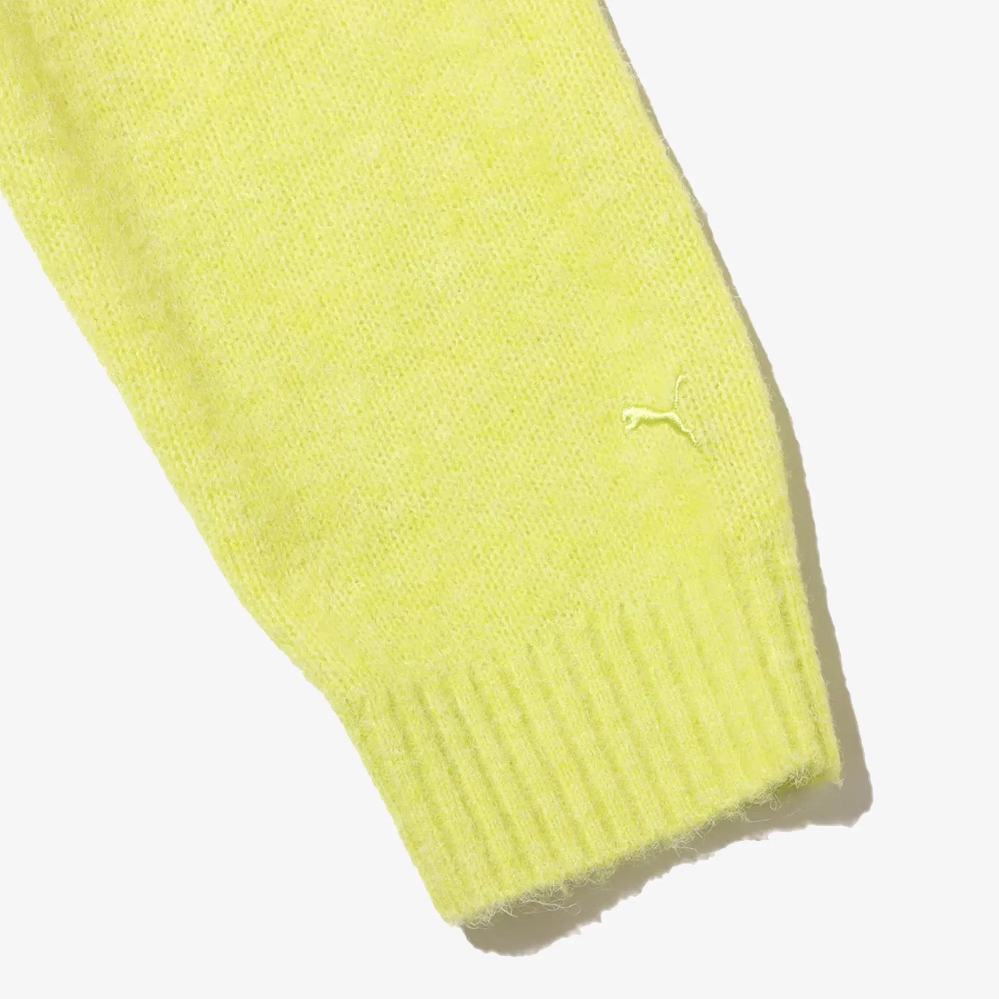 Puma x ARIES KNITTED CARDIGAN { YELLOW/GREEN