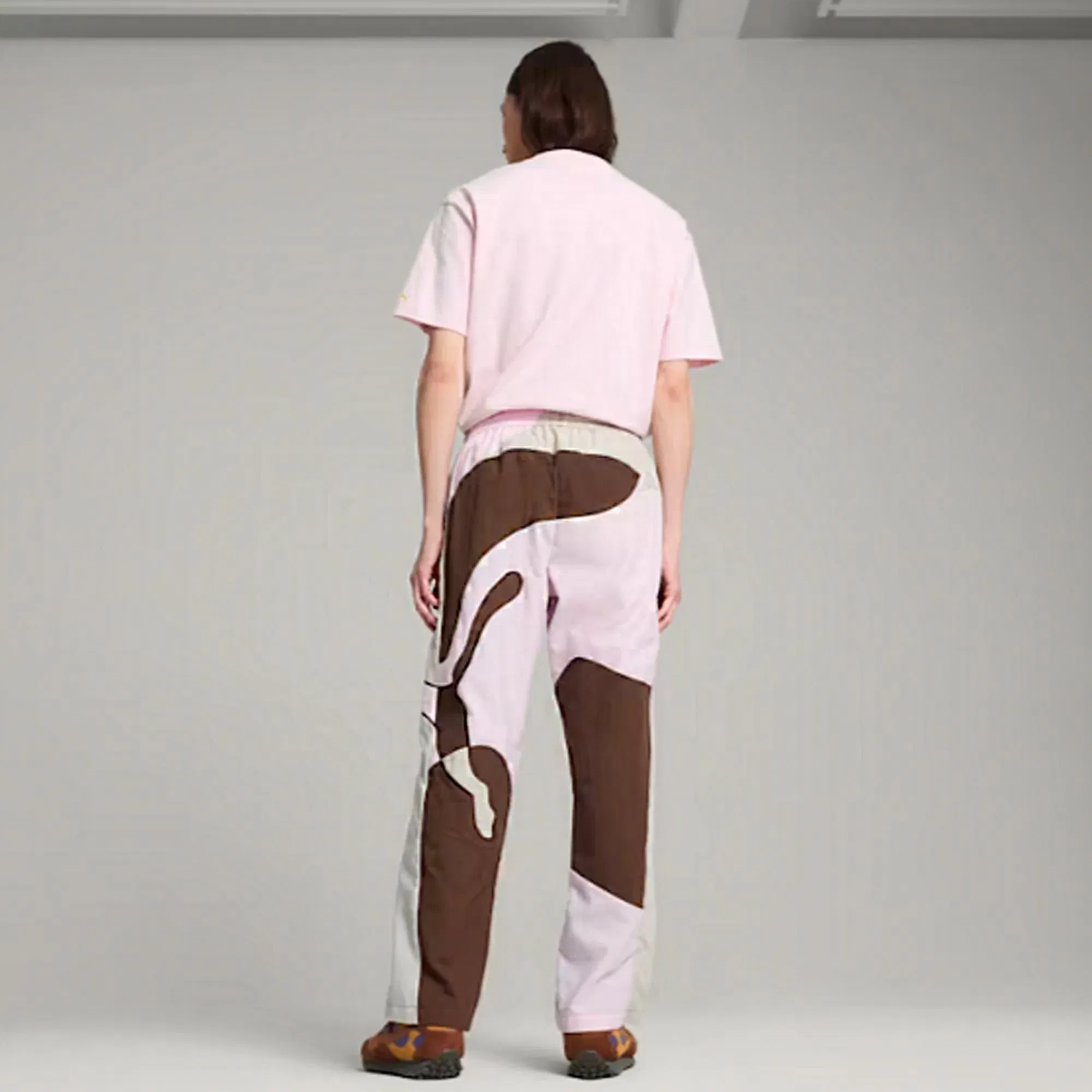 PUMA x KIDSUPER CELLERATOR RELAXED FIT PANTS { BROWN